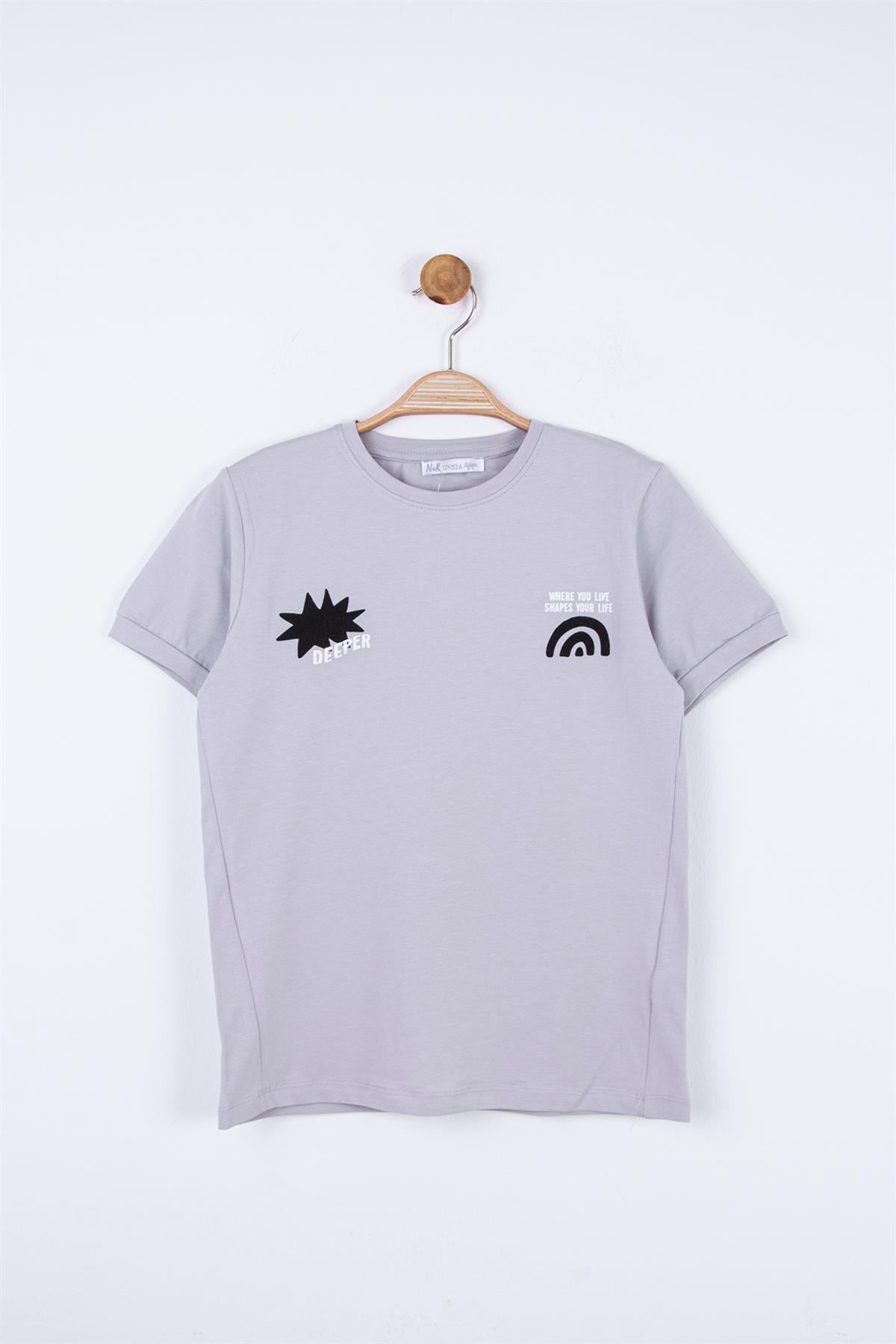 DEEPER YAZILI T-SHIRT