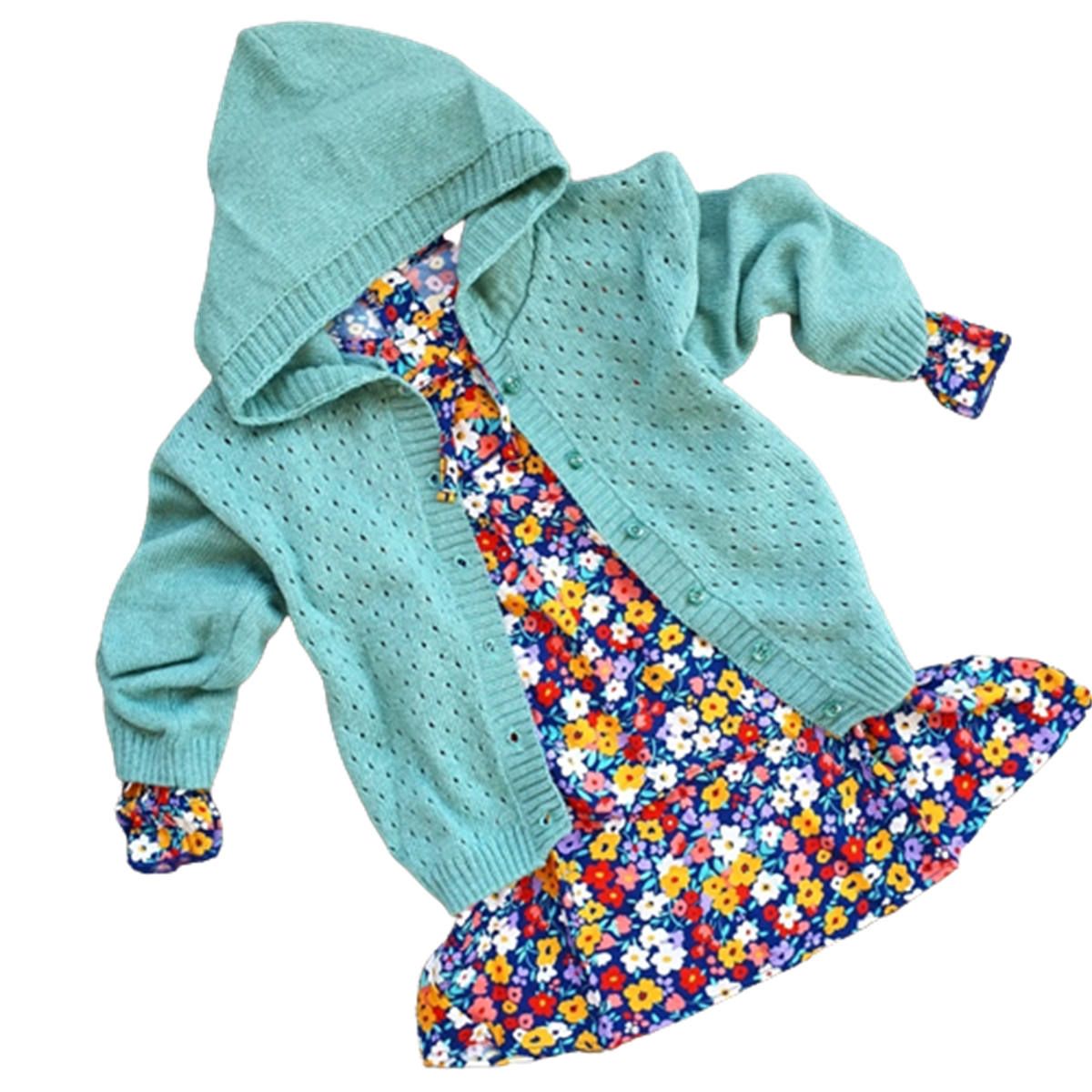 DELİKLİ KIZ ÇOCUK HIRKA
