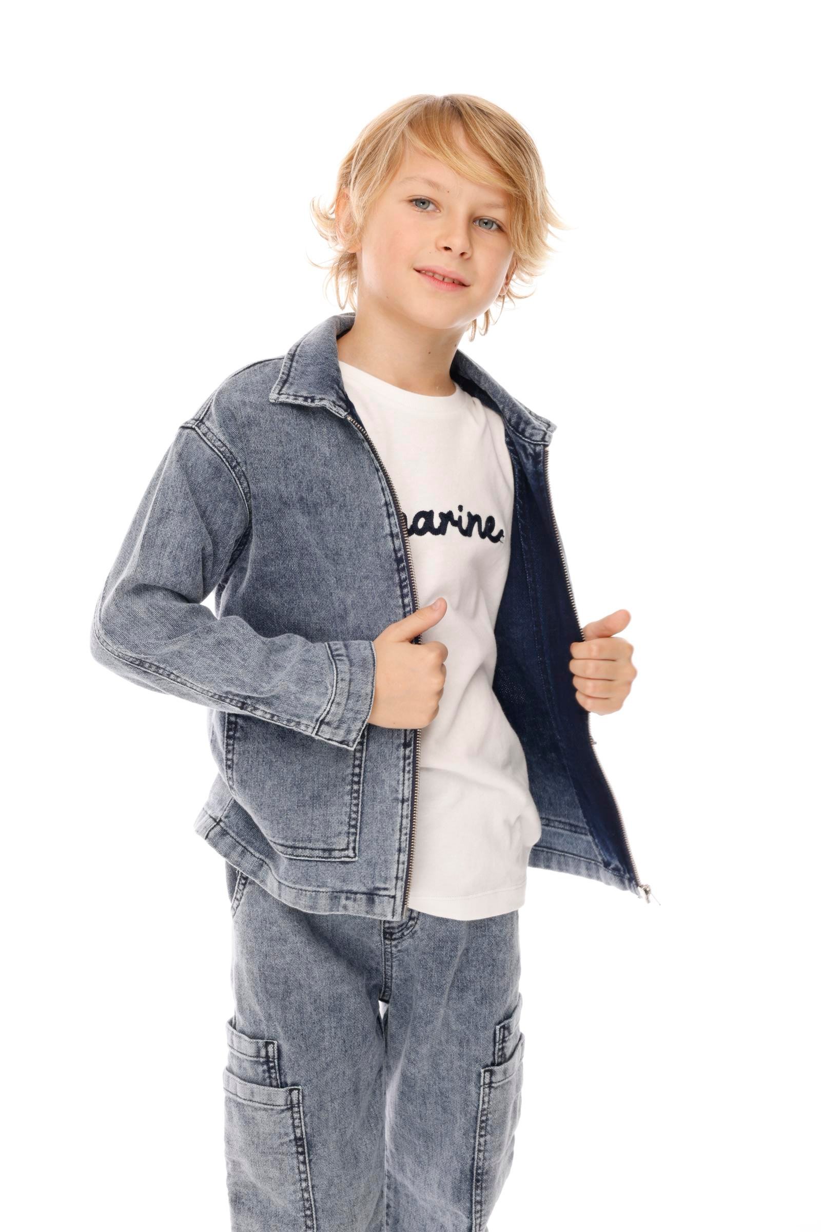 Denim 2'li Erkek Takım - Mavi