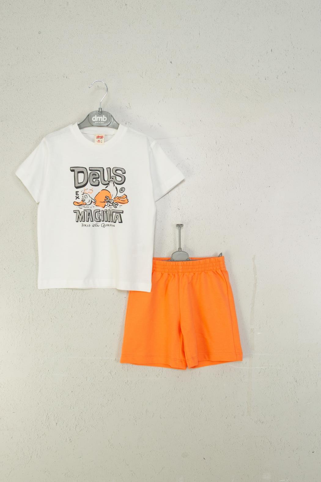 Deus Erkek Çocuk Takım - Beyaz