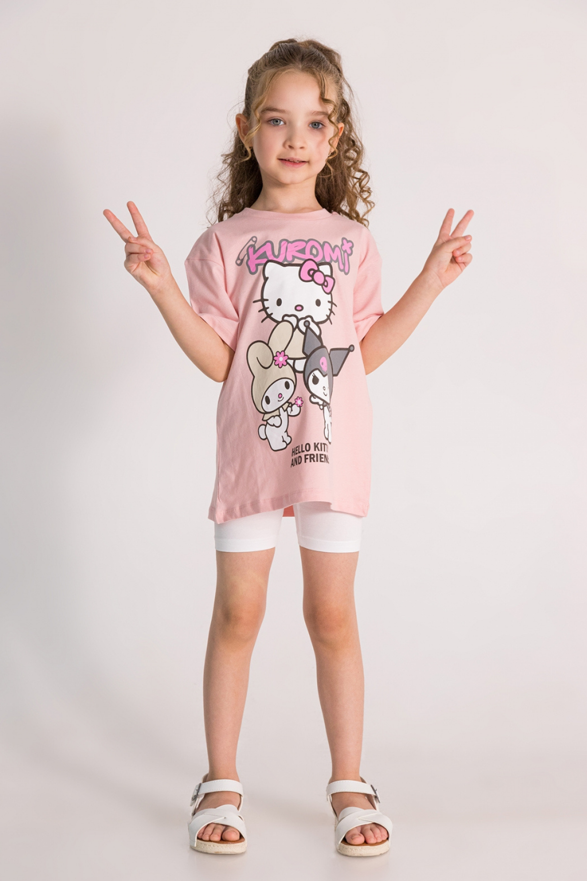 DMB Kuromi Tişört - Pudra