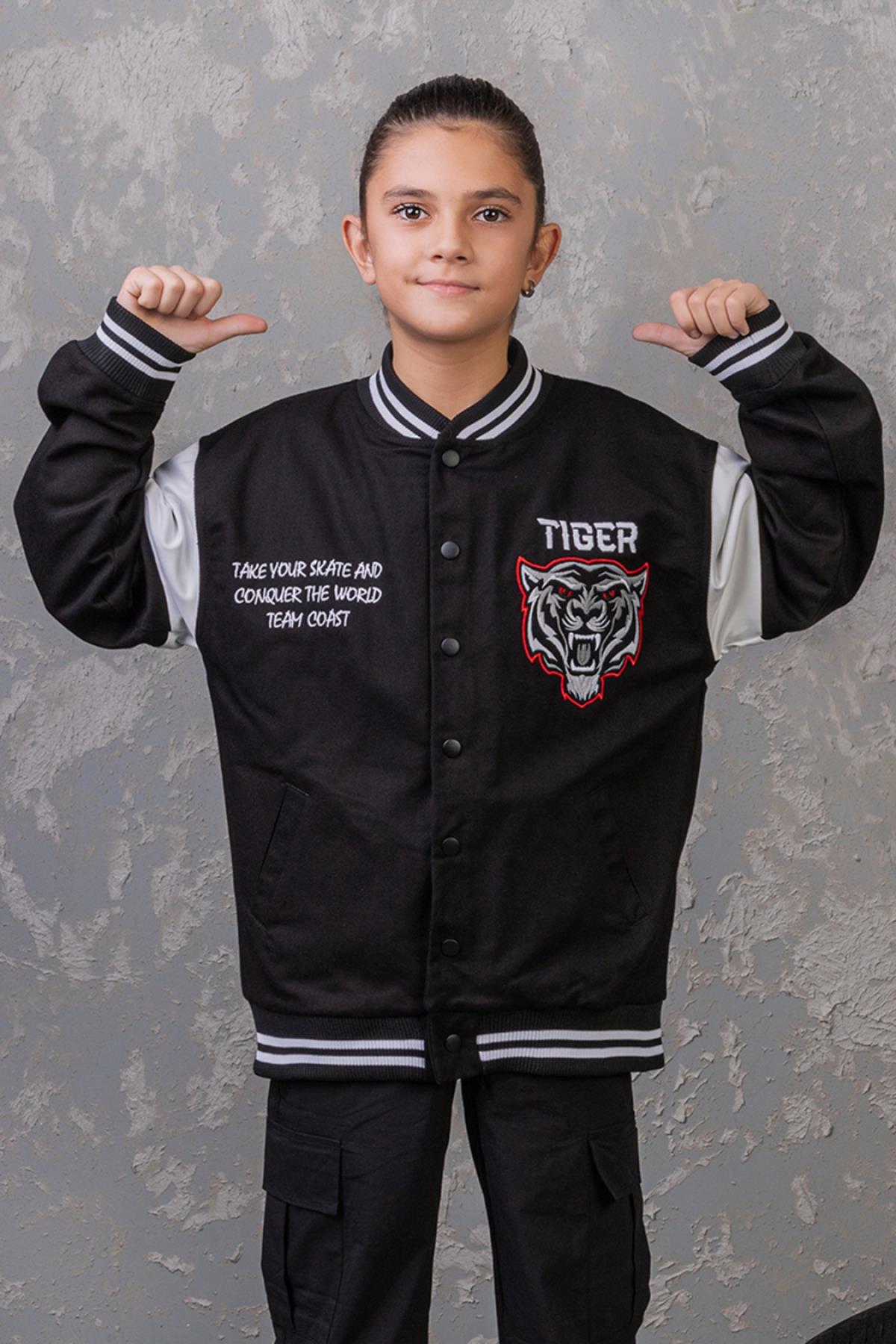 DMB Tiger Kolej Ceket - Siyah