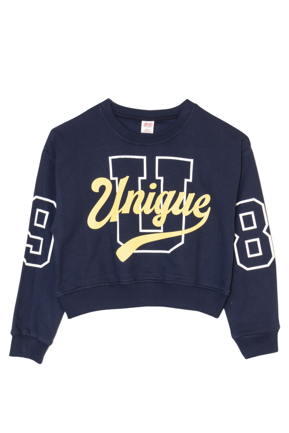 DMB U Baskılı Kız Sweat - Lacivert