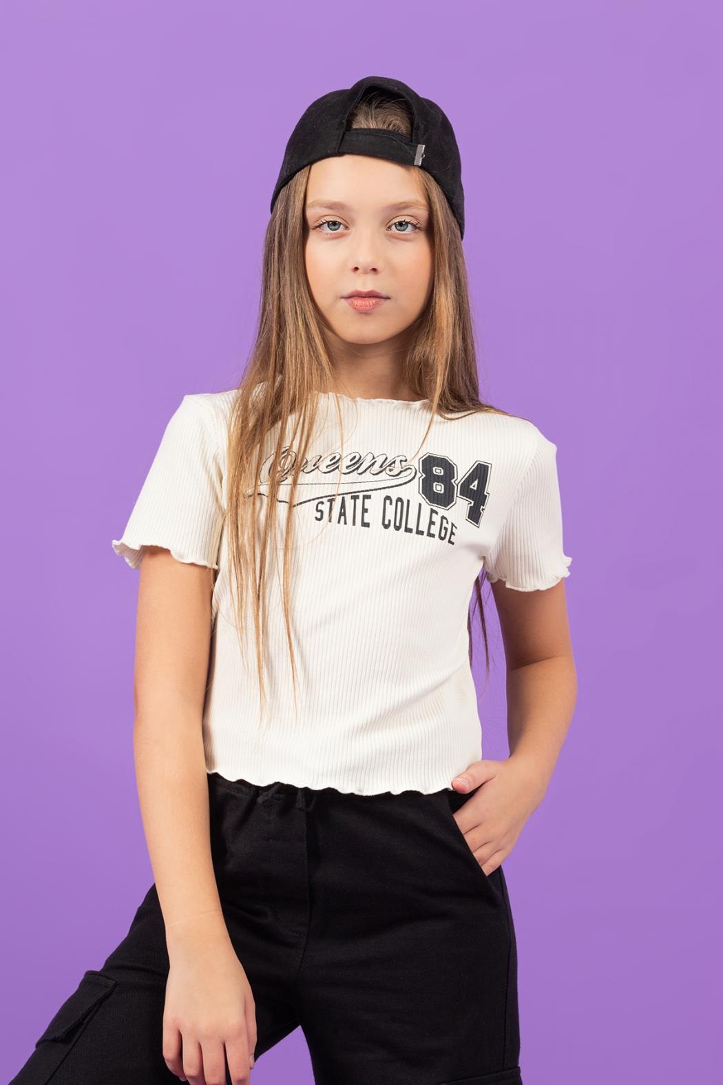 FİTİLLİ KIZ T-SHIRT