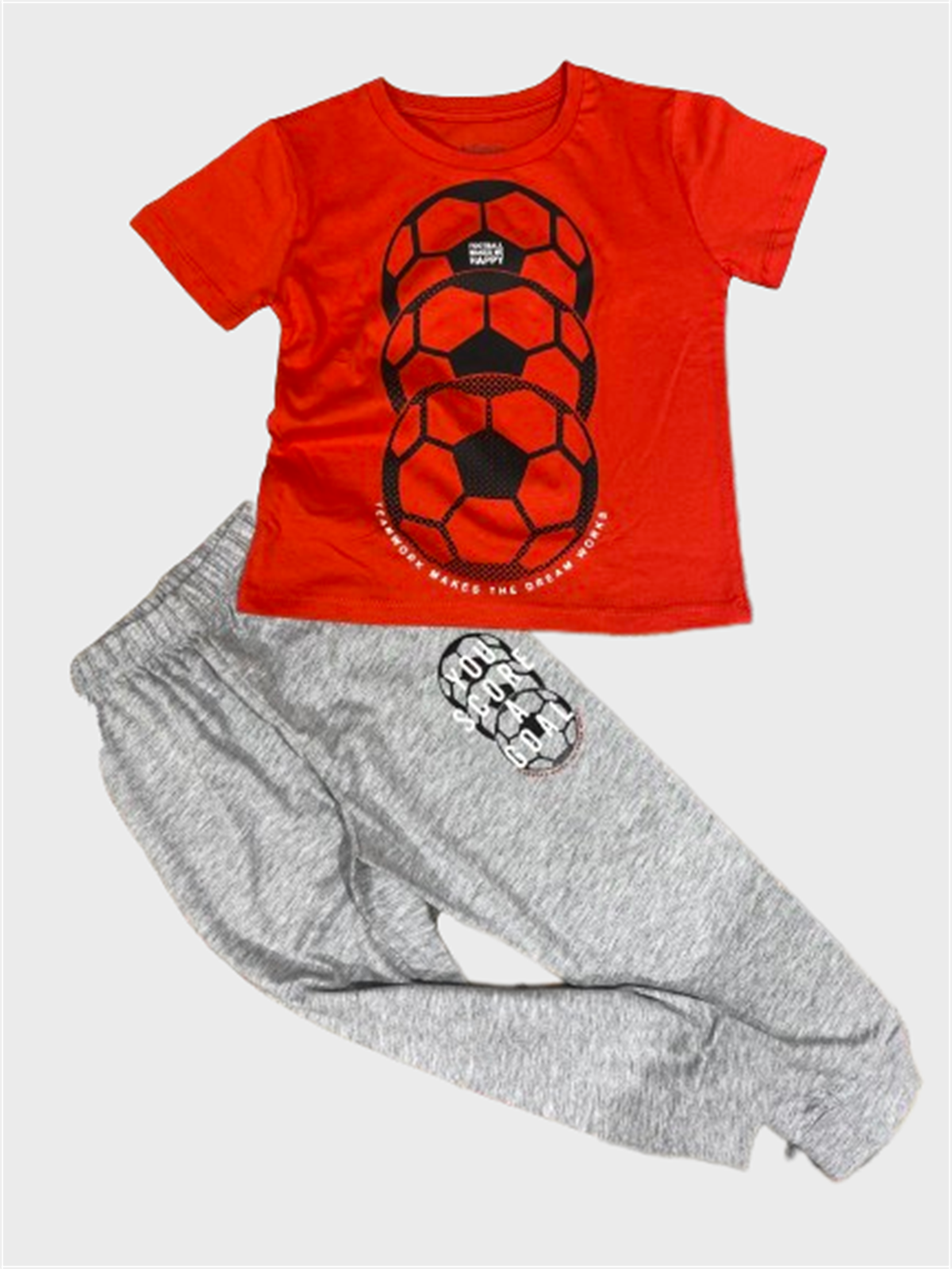 FUTBOL BASKILI PİJAMA TAKIMI