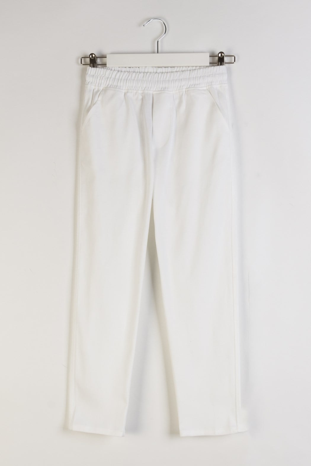 Gabardin Erkek Pantolon - Beyaz