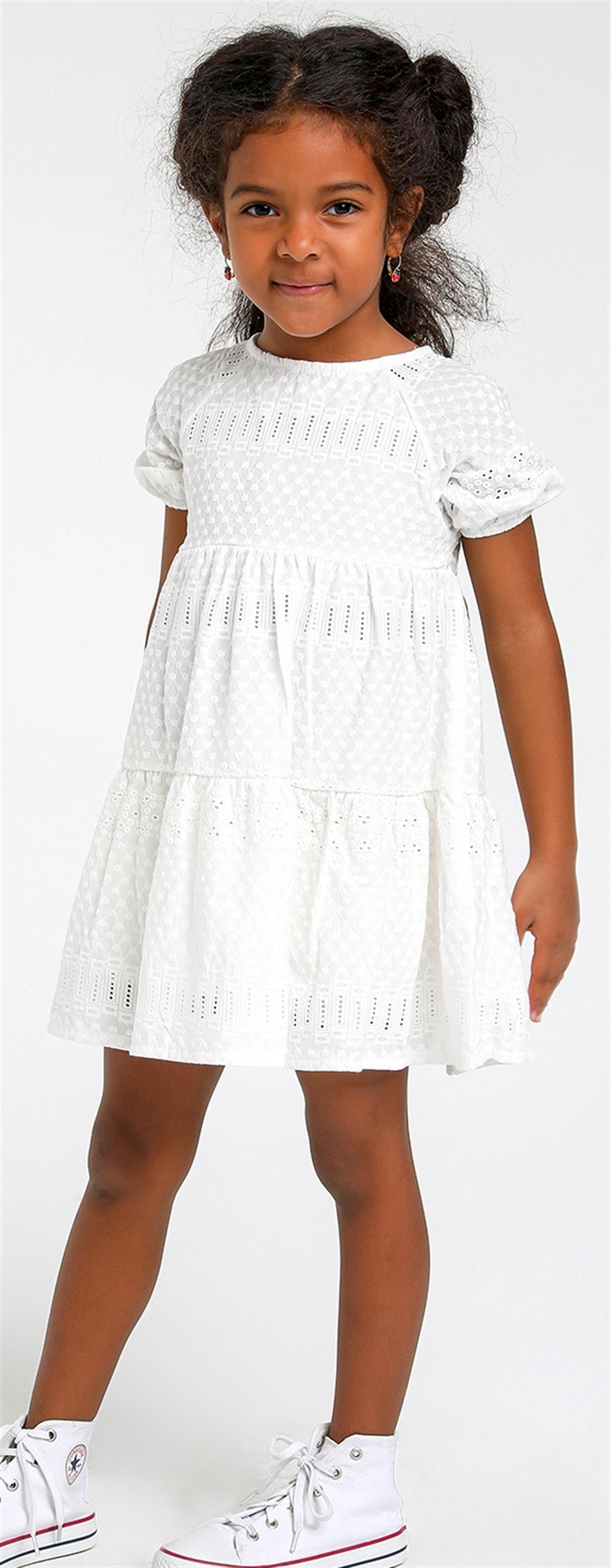 İŞLEMELİ BEBE ELBİSE