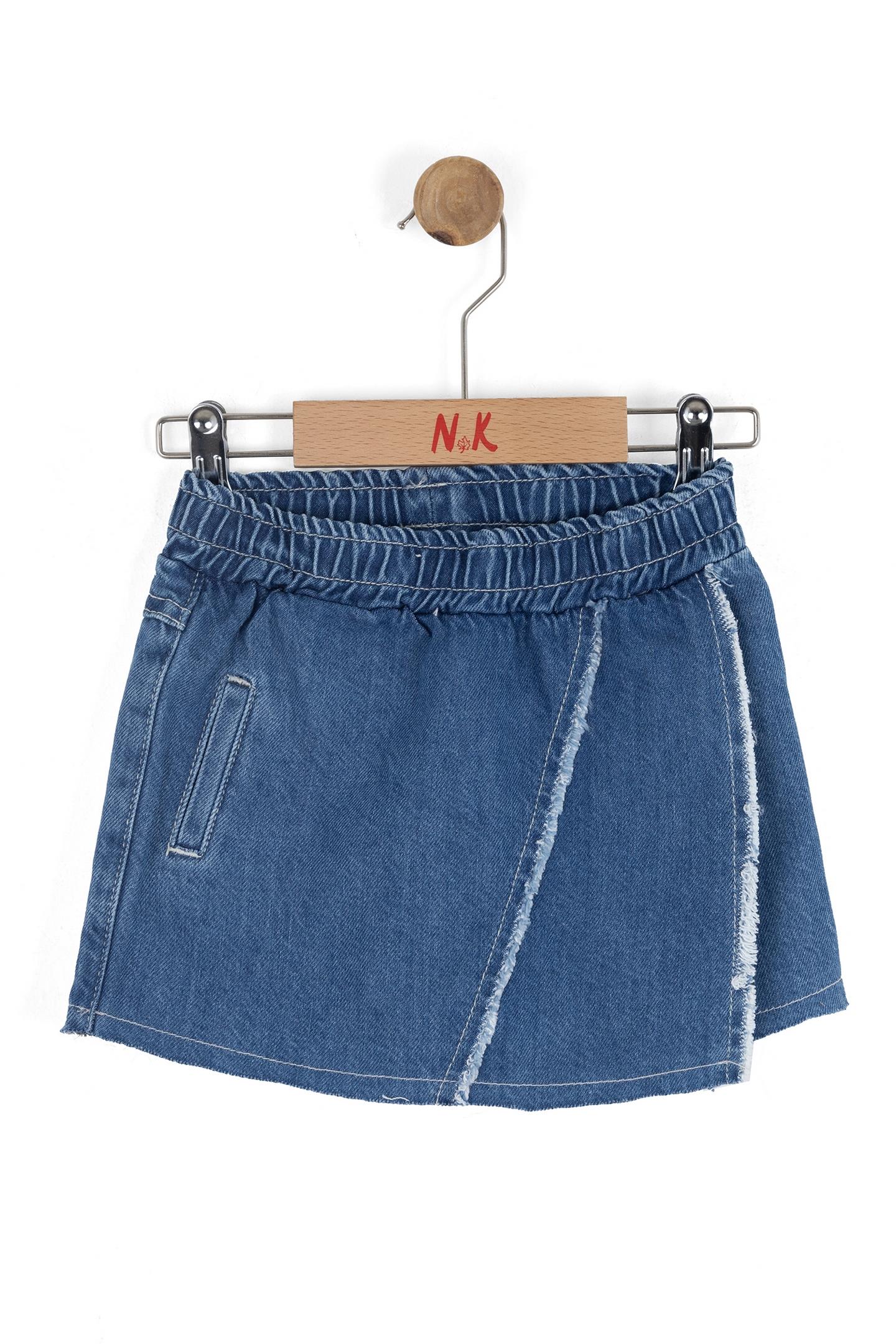 Jazz şort Etek - Mavi