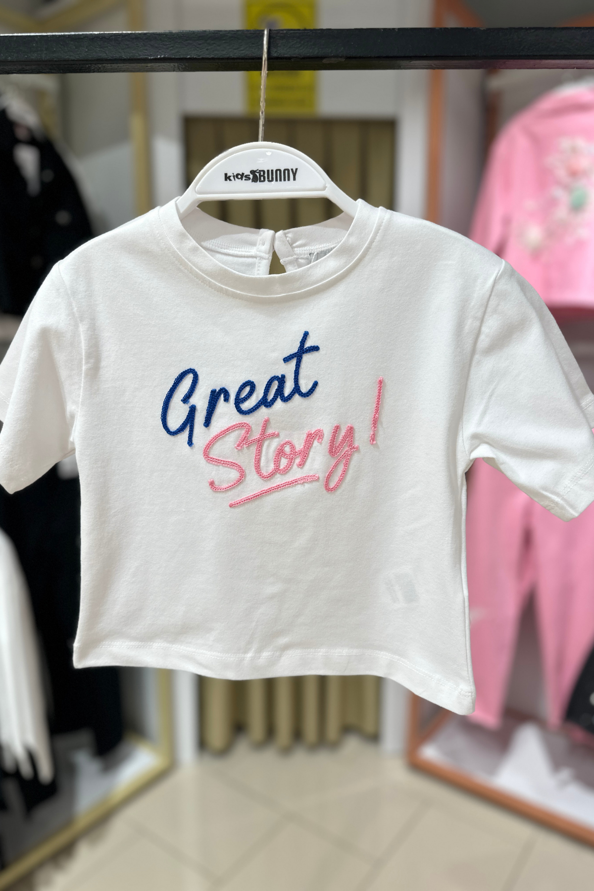 JENA Great Story Kız Tişört - Beyaz