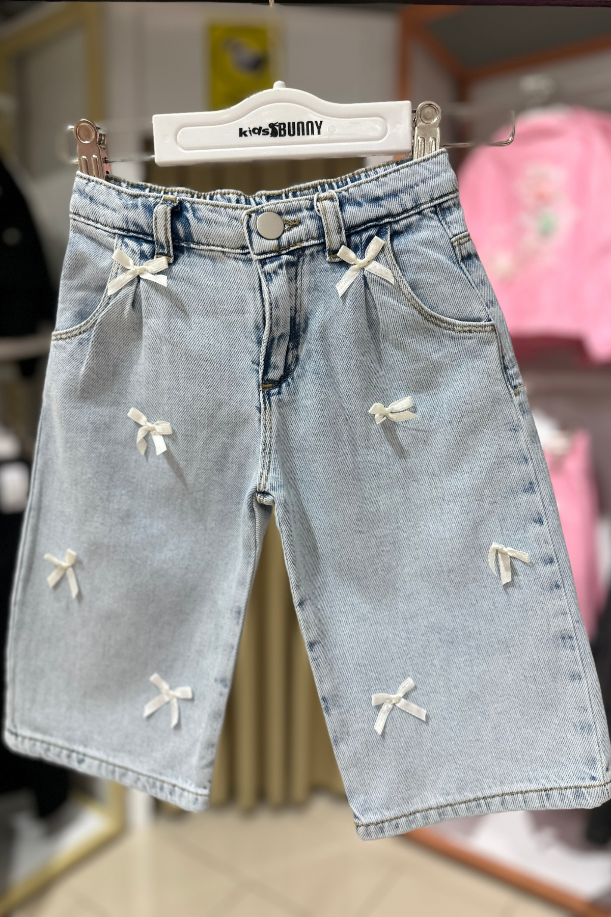 JENA Kurdeleli Bebe Pantolon - Mavi