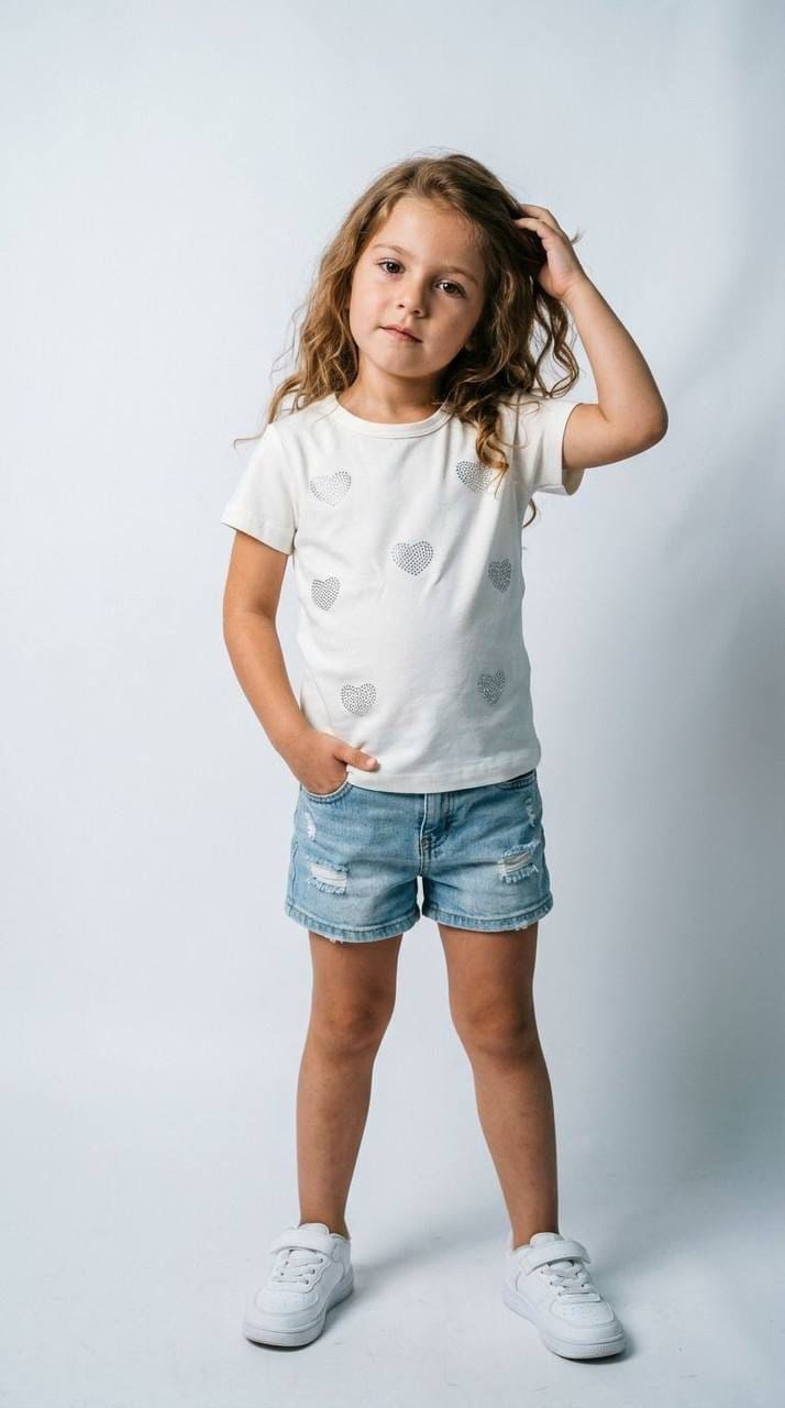 Kalpli Kız Badi - Ekru