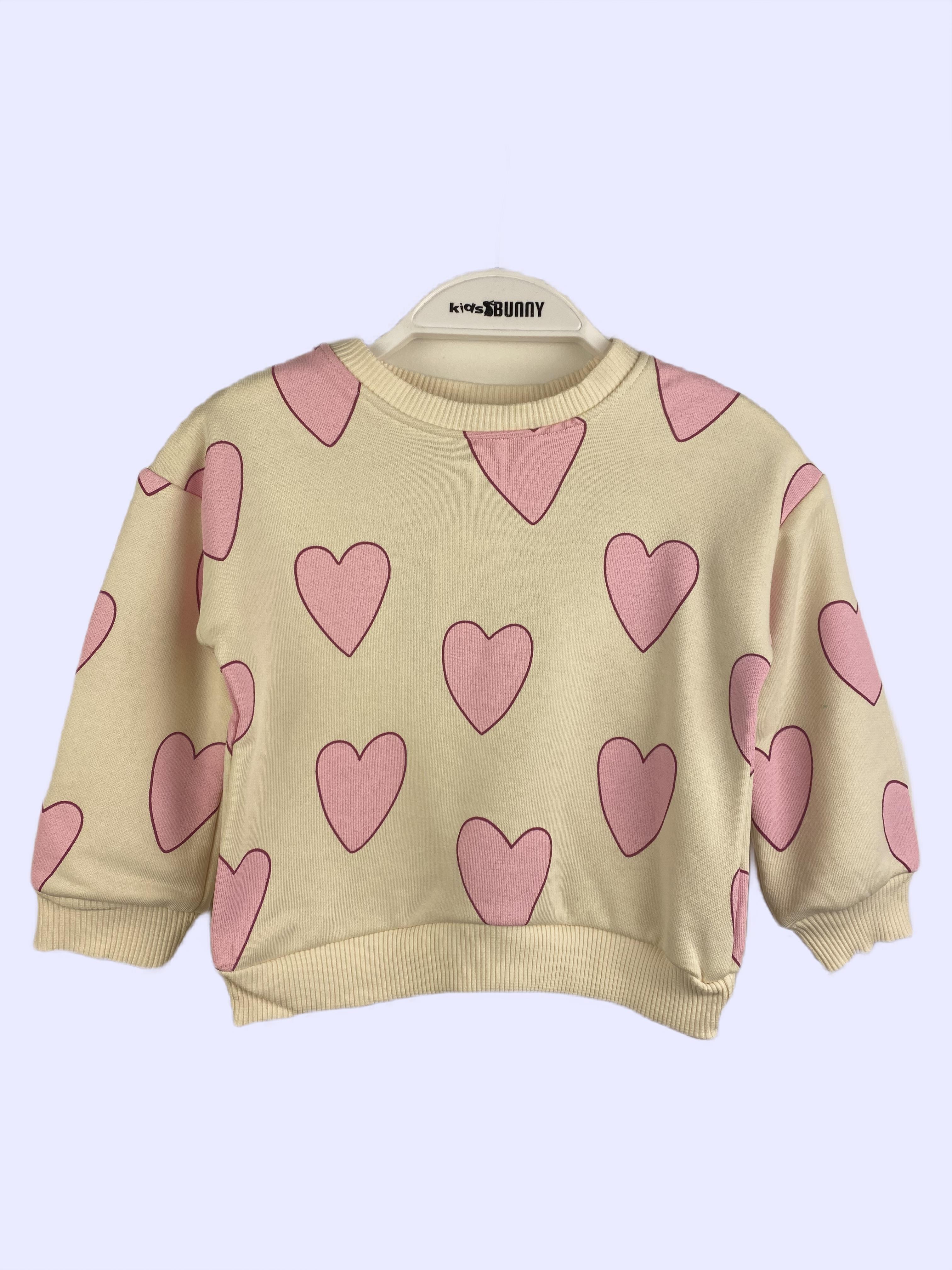 KALPLİ KIZ SWEAT