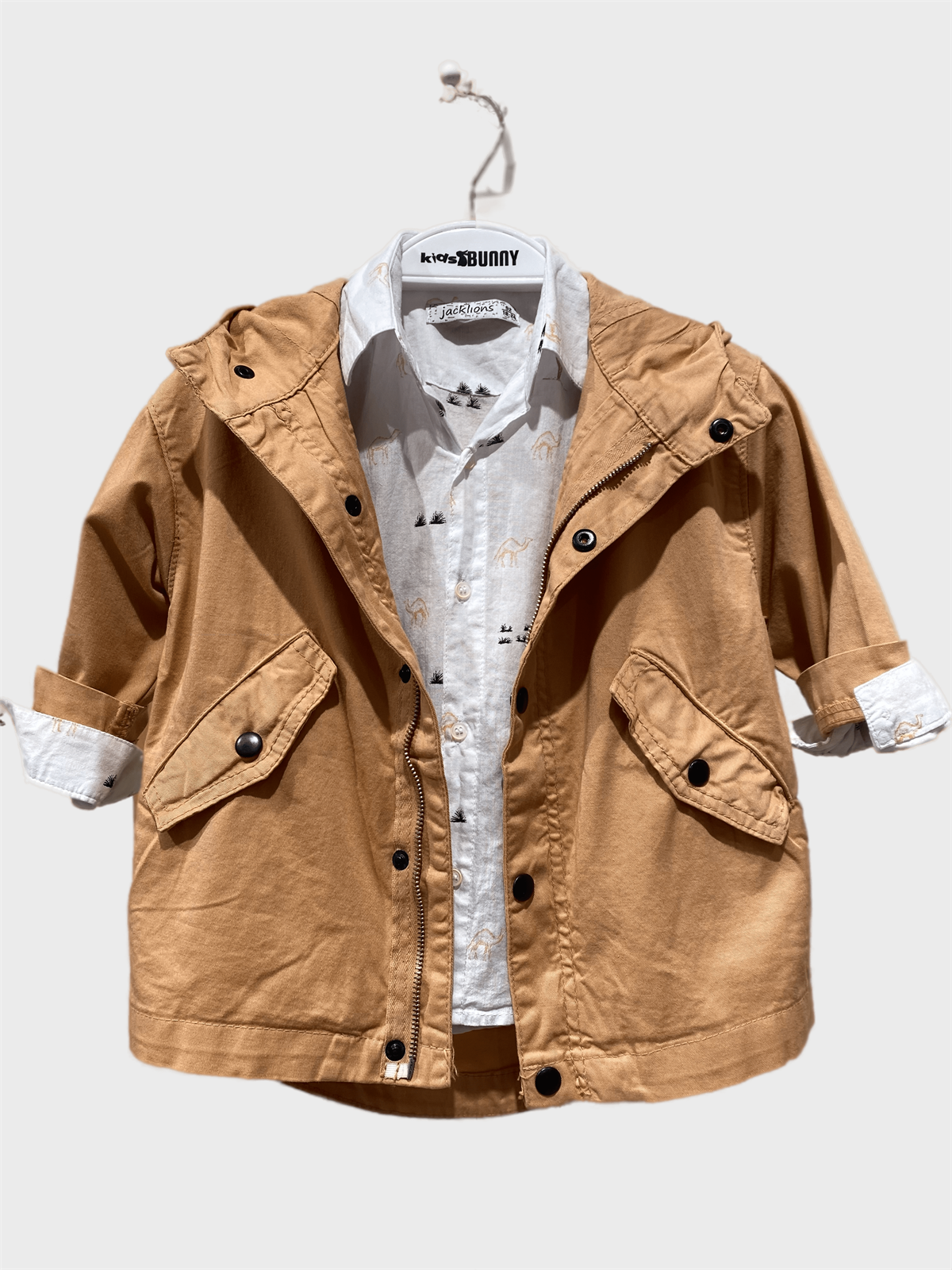 KAPŞONLU BEBE CEKET