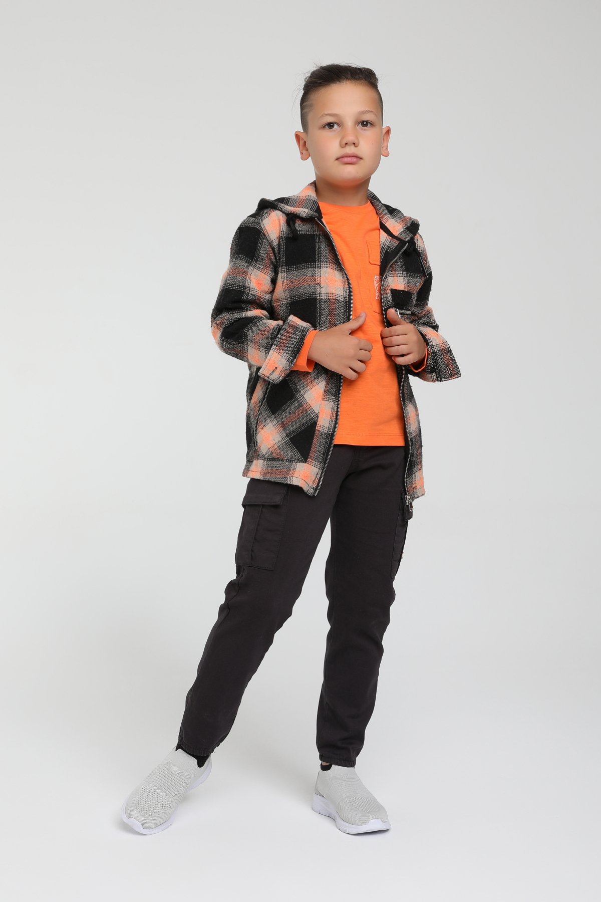 KAPŞONLU ODUNCU GÖMLEK