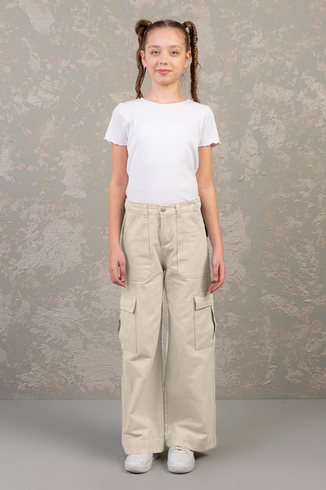 KARGO CEPLİ KIZ PANTALON