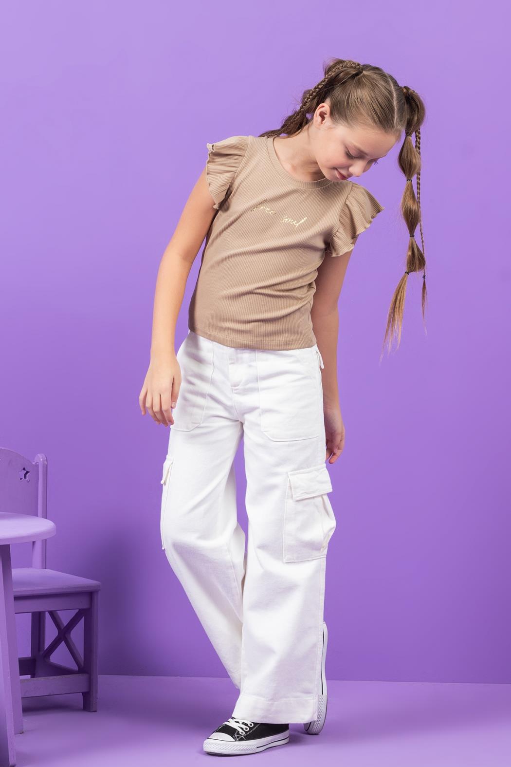 KARGO CEPLİ KIZ PANTALON