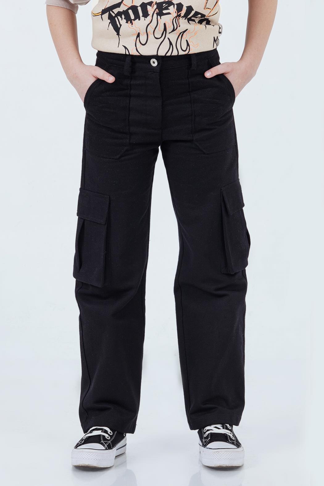 KARGO CEPLİ KIZ PANTALON