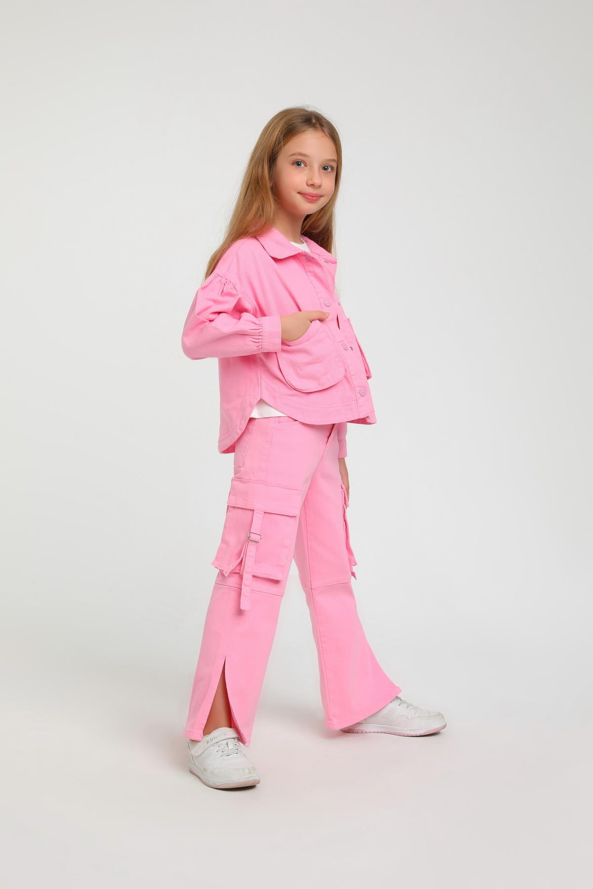 KARGO CEPLİ KIZ PANTOLON