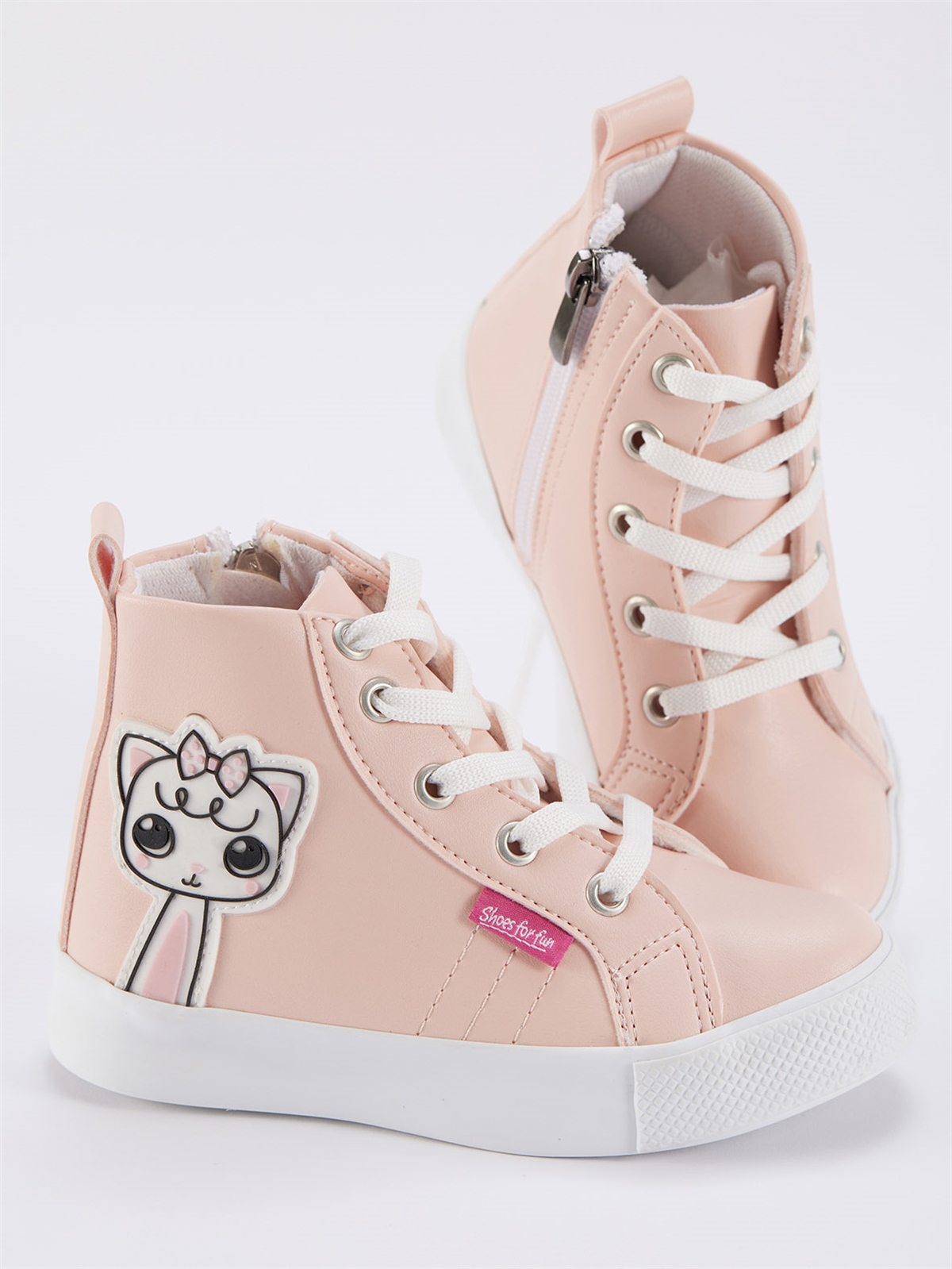 KEDİCİK PEMBE KIZ SNEAKERS