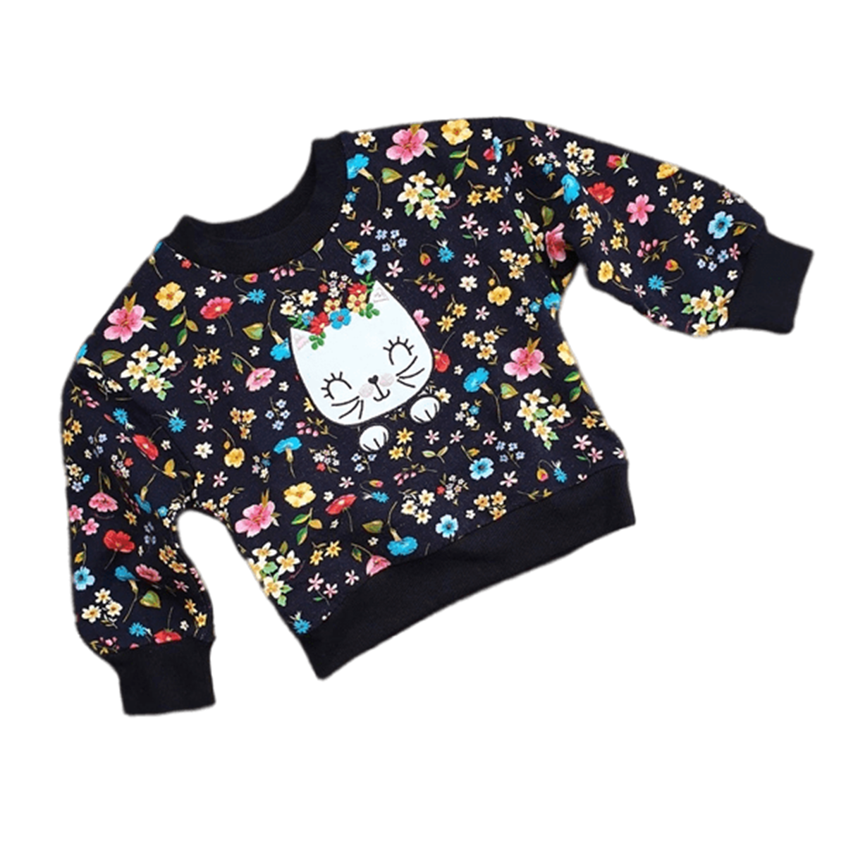 KEDİLİ KIZ SWEAT