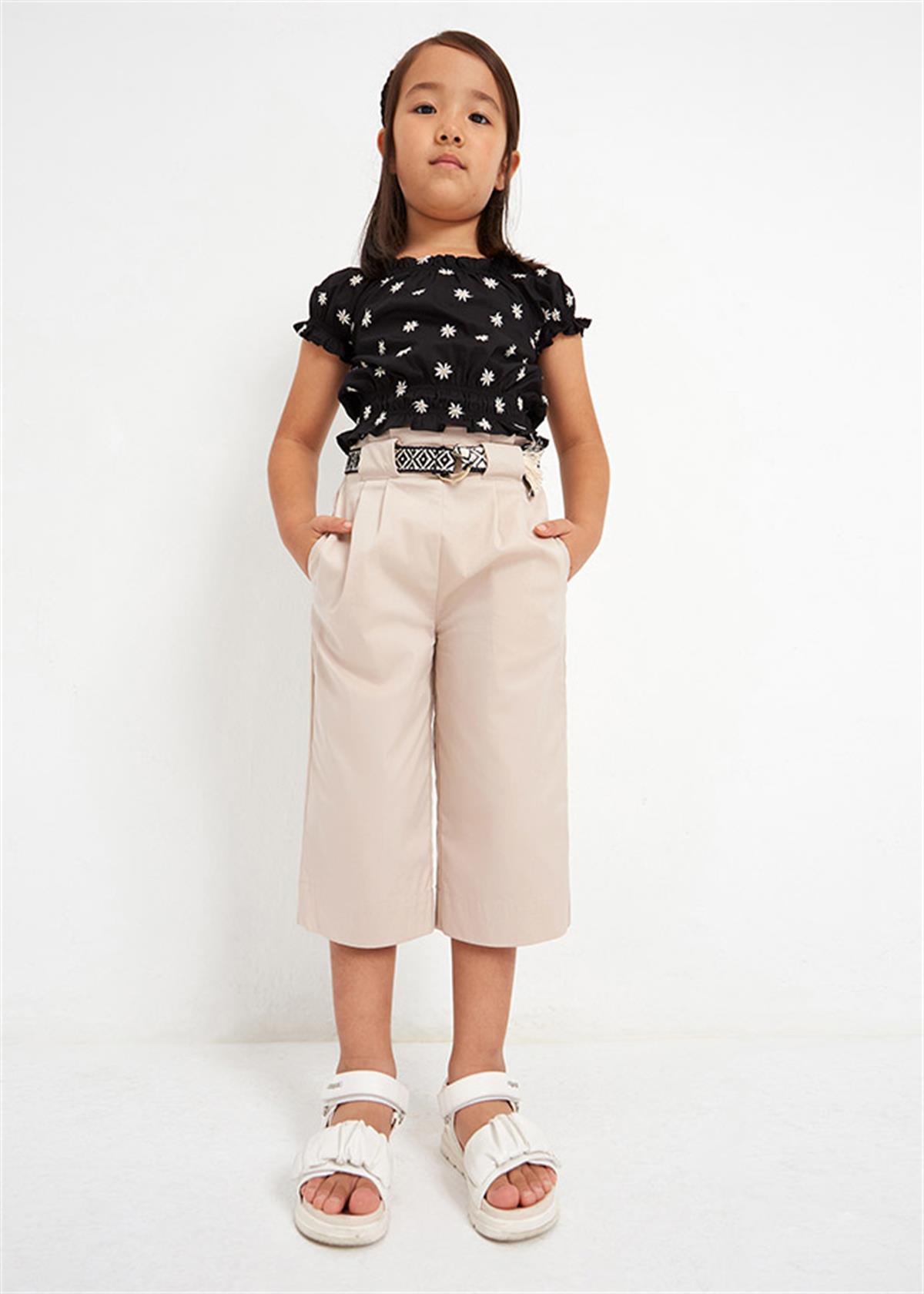 KEMERLİ DÜZ PANTALON