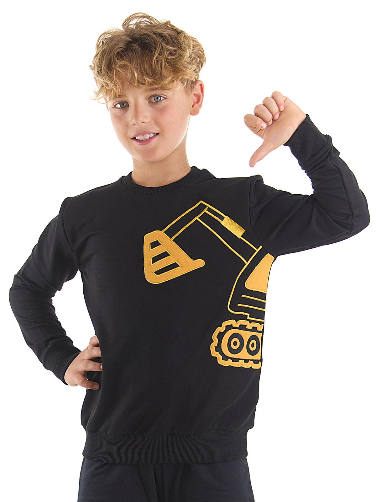KEPÇE ERKEK ÇOCUK SWEATSHİRT