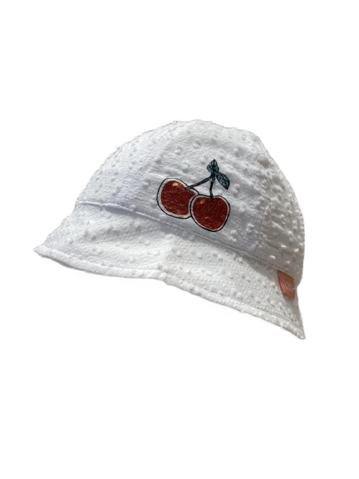 KİRAZLI BEBE KIZ ŞAPKA