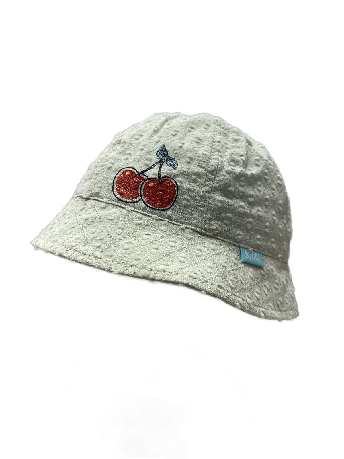 KİRAZLI BEBE KIZ ŞAPKA