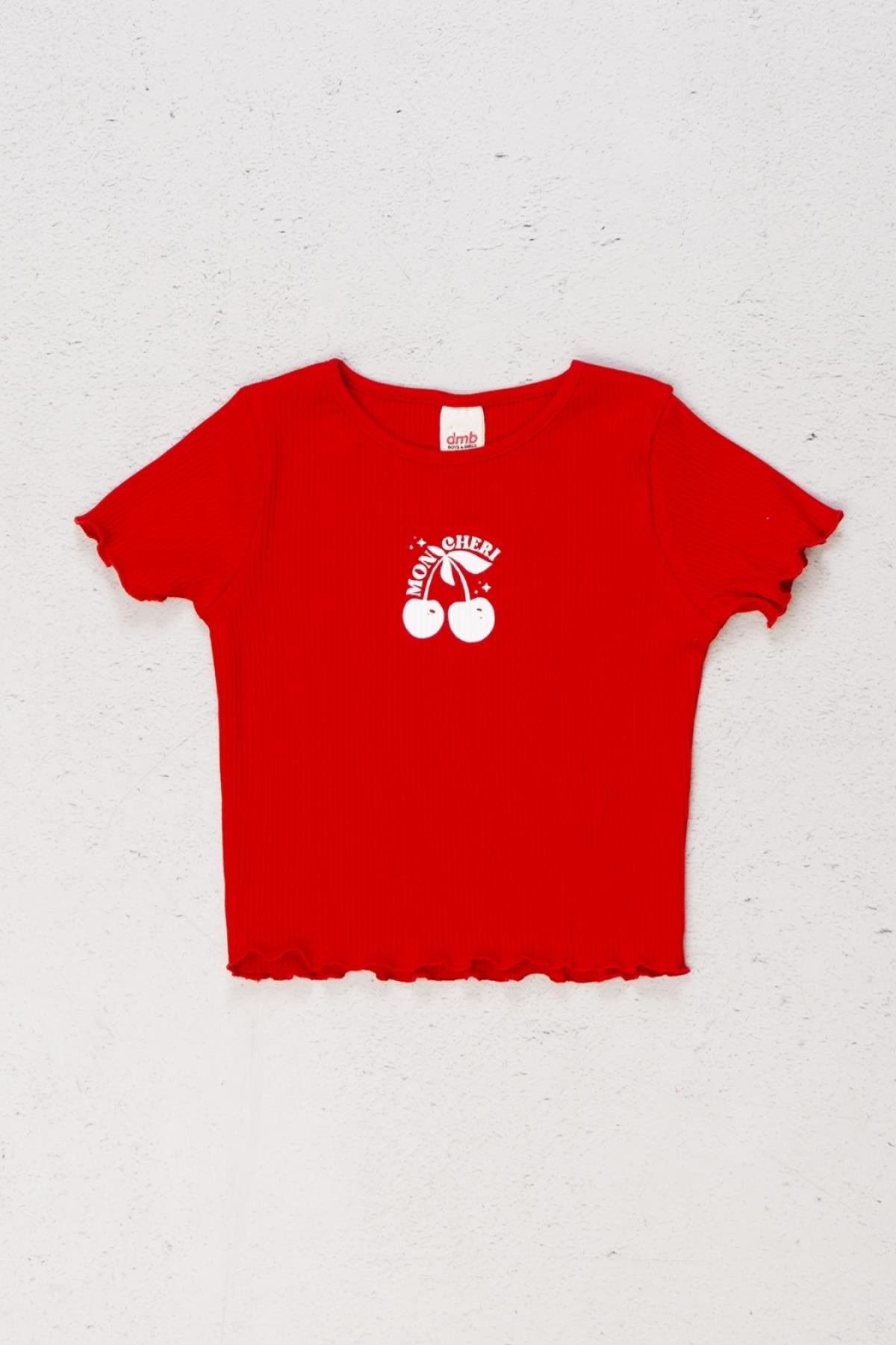 KİRAZLI KIZ T-SHIRT