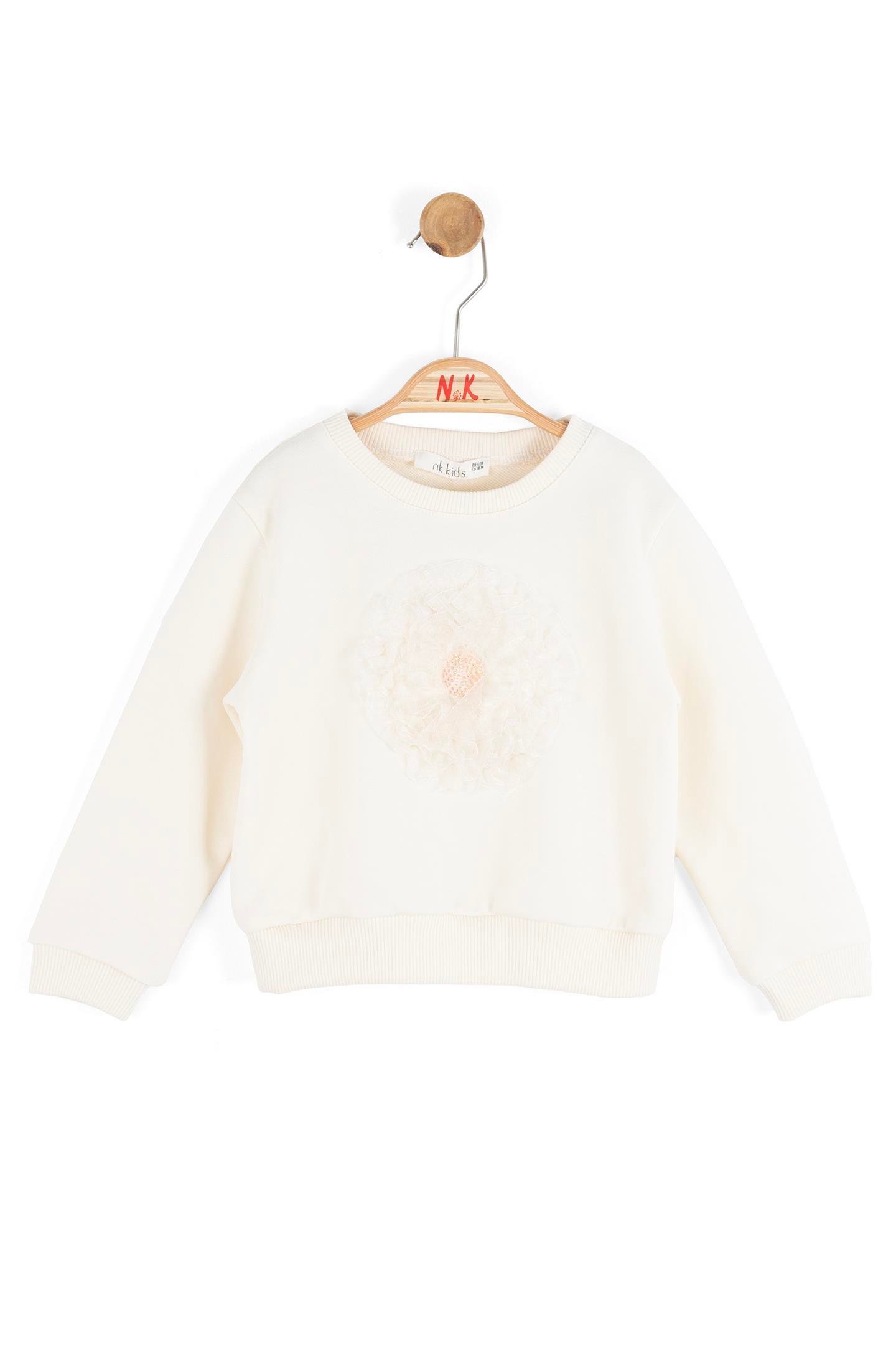 Kite Kız Sweat - Krem