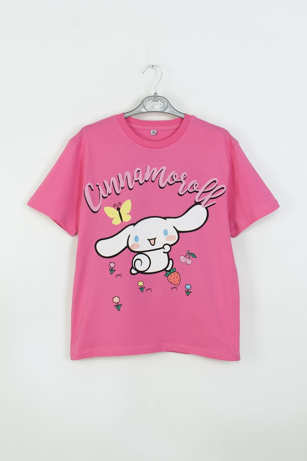 Kuromi Arkadaş Tişört - Pembe