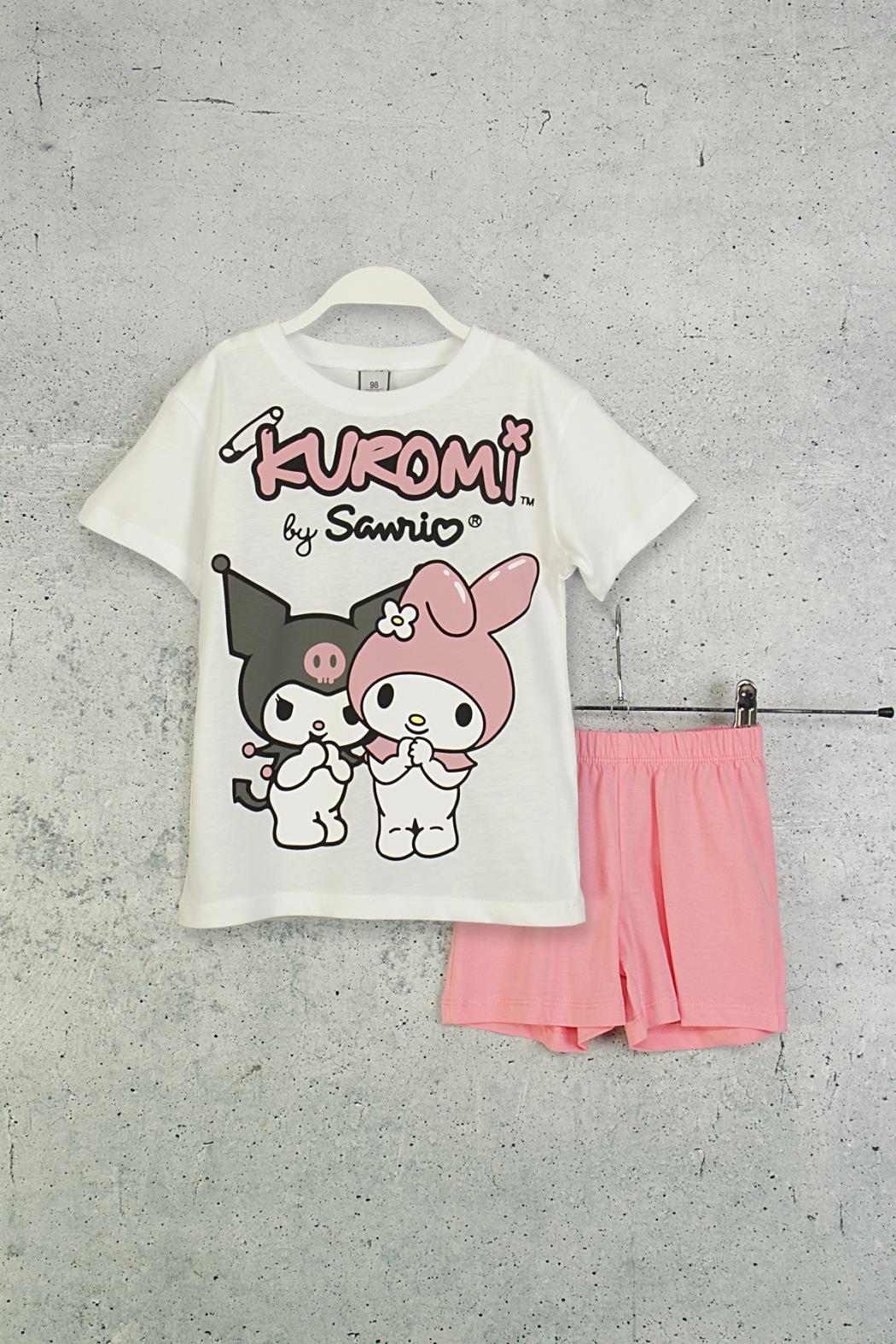 Kuromi Şortlu Takım - Pembe