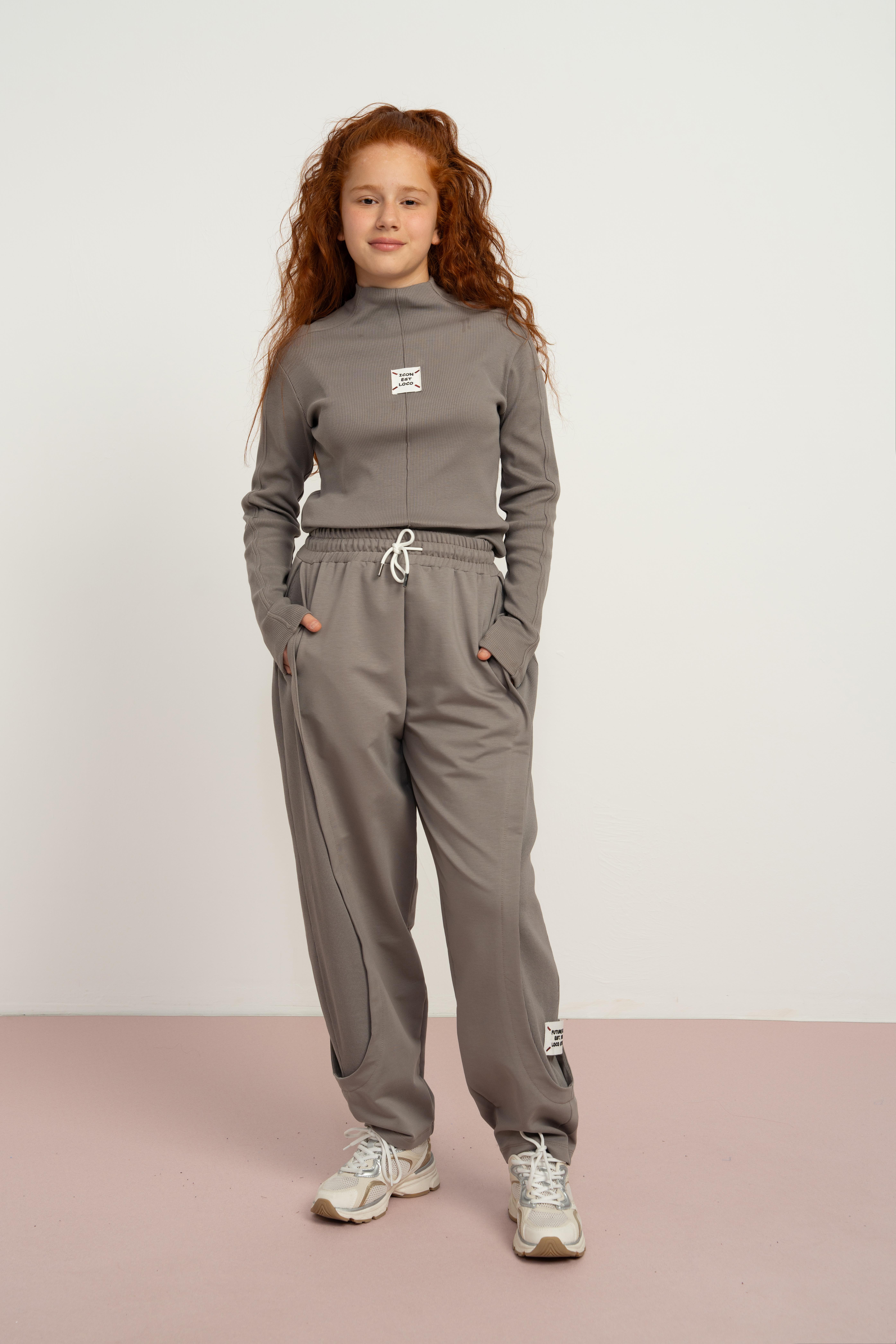 LOCO LOCO Yanları Fitilli Pantolon - Vizon