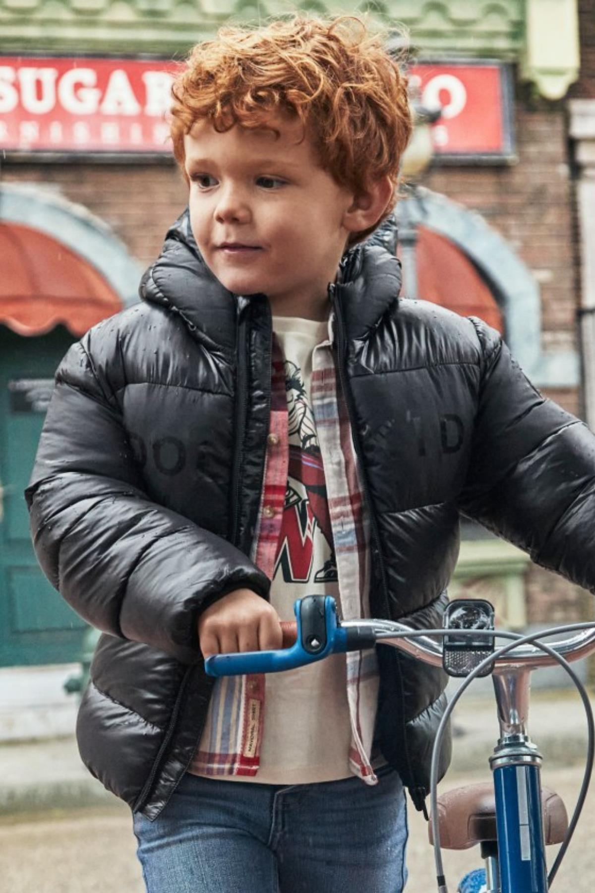 Mayoral Cool Kids Yazılı Mont - Siyah