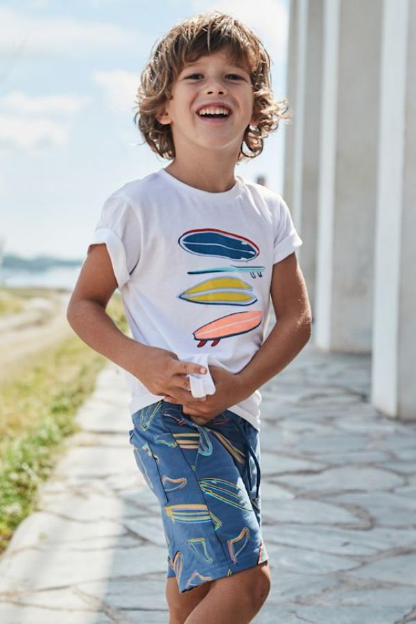 MAYORAL Yaz Figürlü Erkek Takım - Turuncu