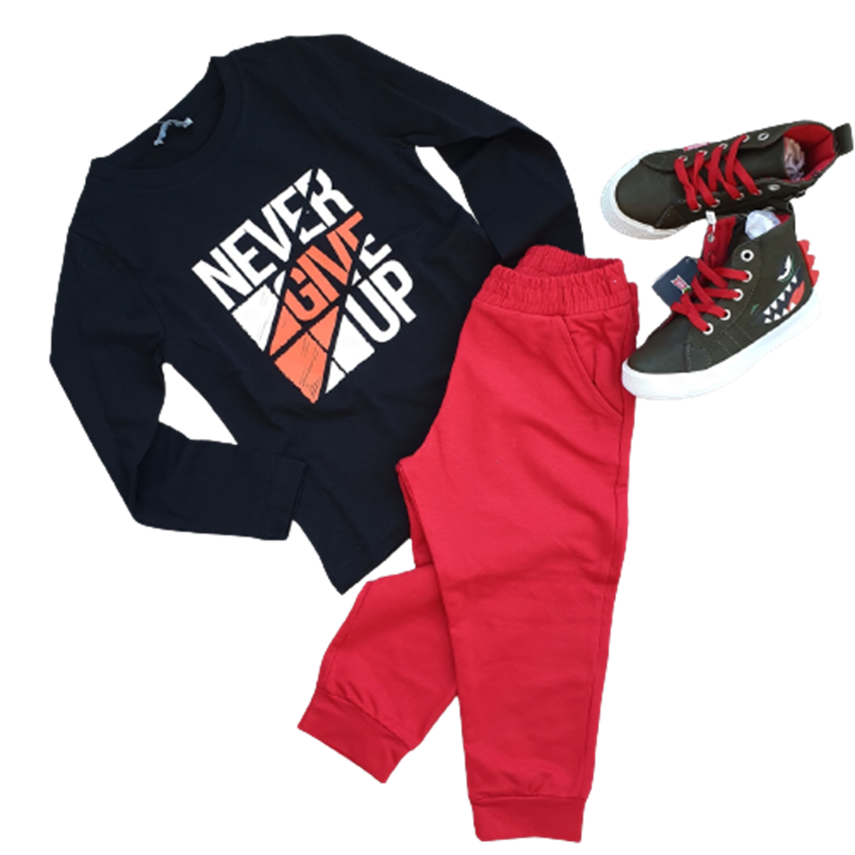 NEWER GIWE YAZILI ERKEK SWEAT