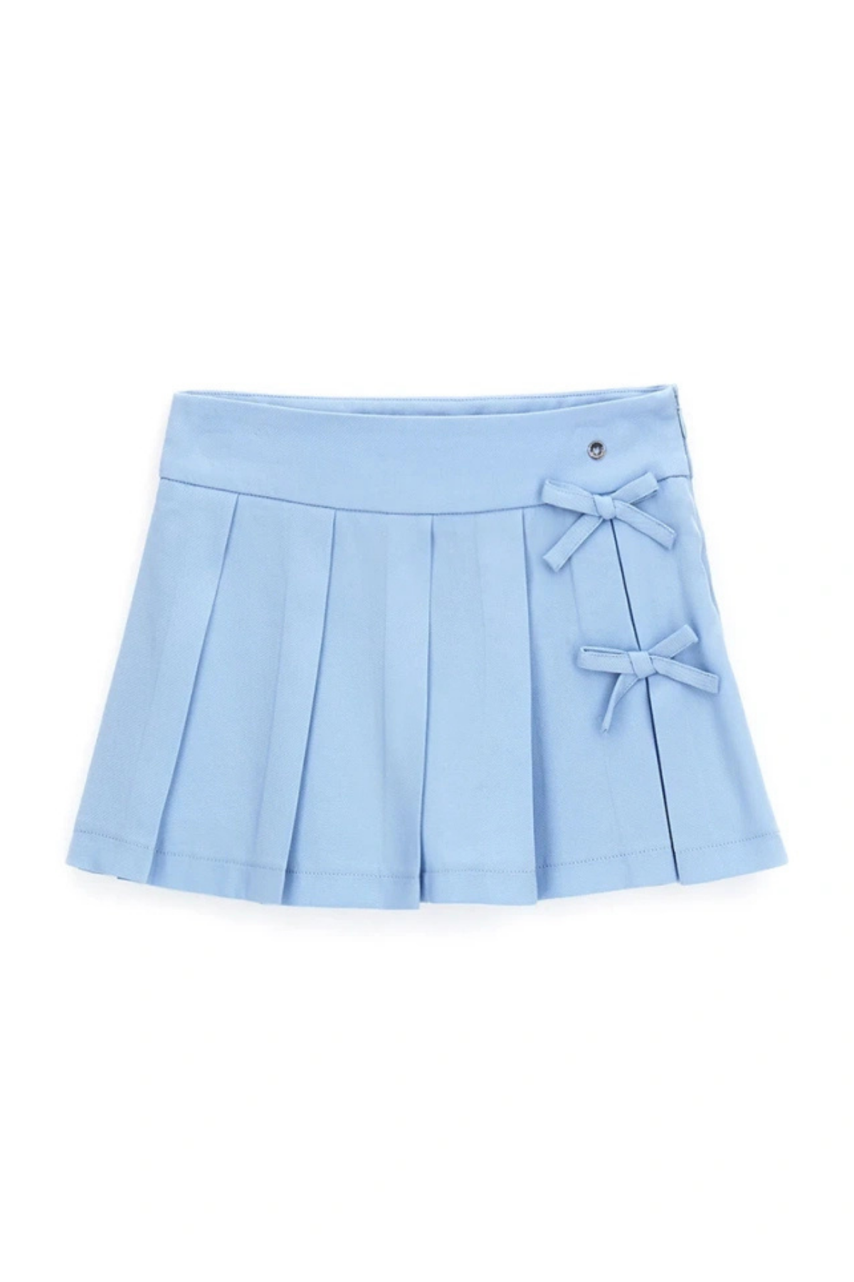 Original Marines Pileli Şort Etek - Mavi