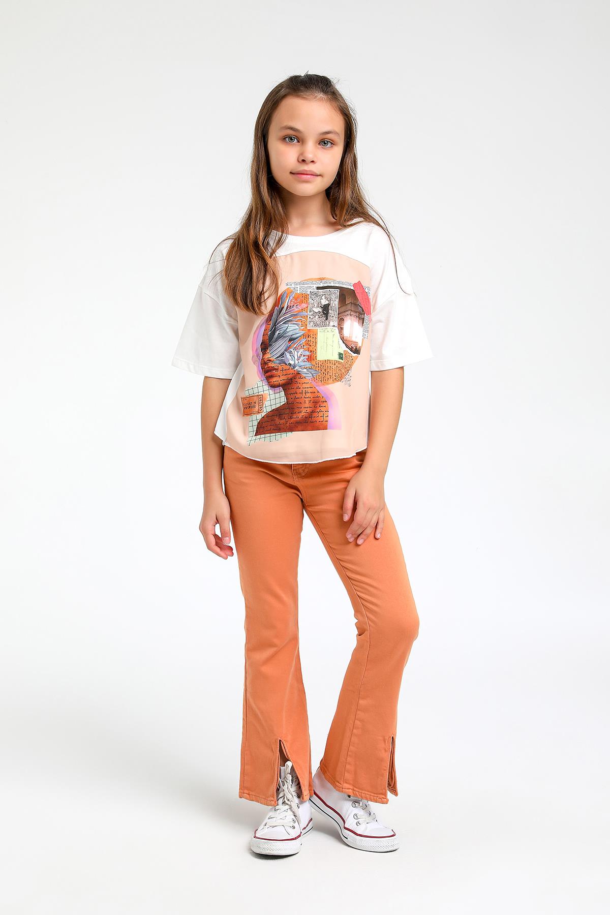 PAÇASI YIRTMAÇLI İSPANYOL PANTALON