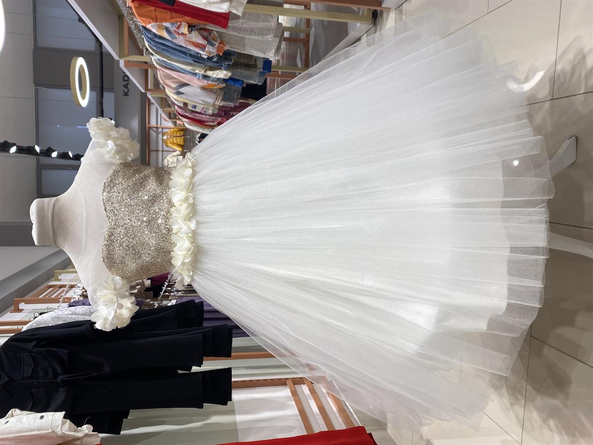 PUL PAYETLİ GELİNLİK