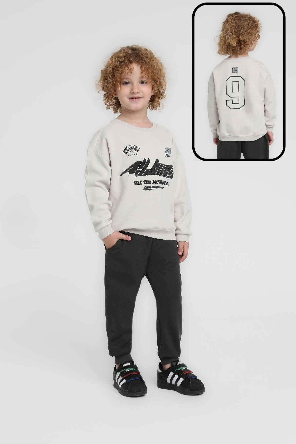 Ralli Erkek Bebe Takım - Gri