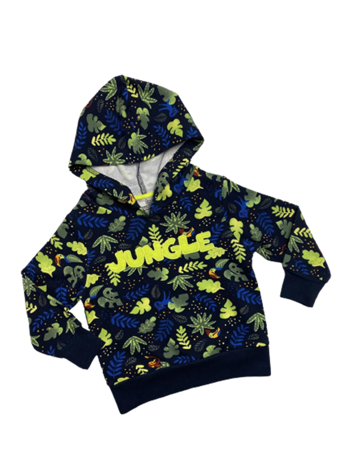 RENKLİ JUNGLE KAPŞONLU SWEAT