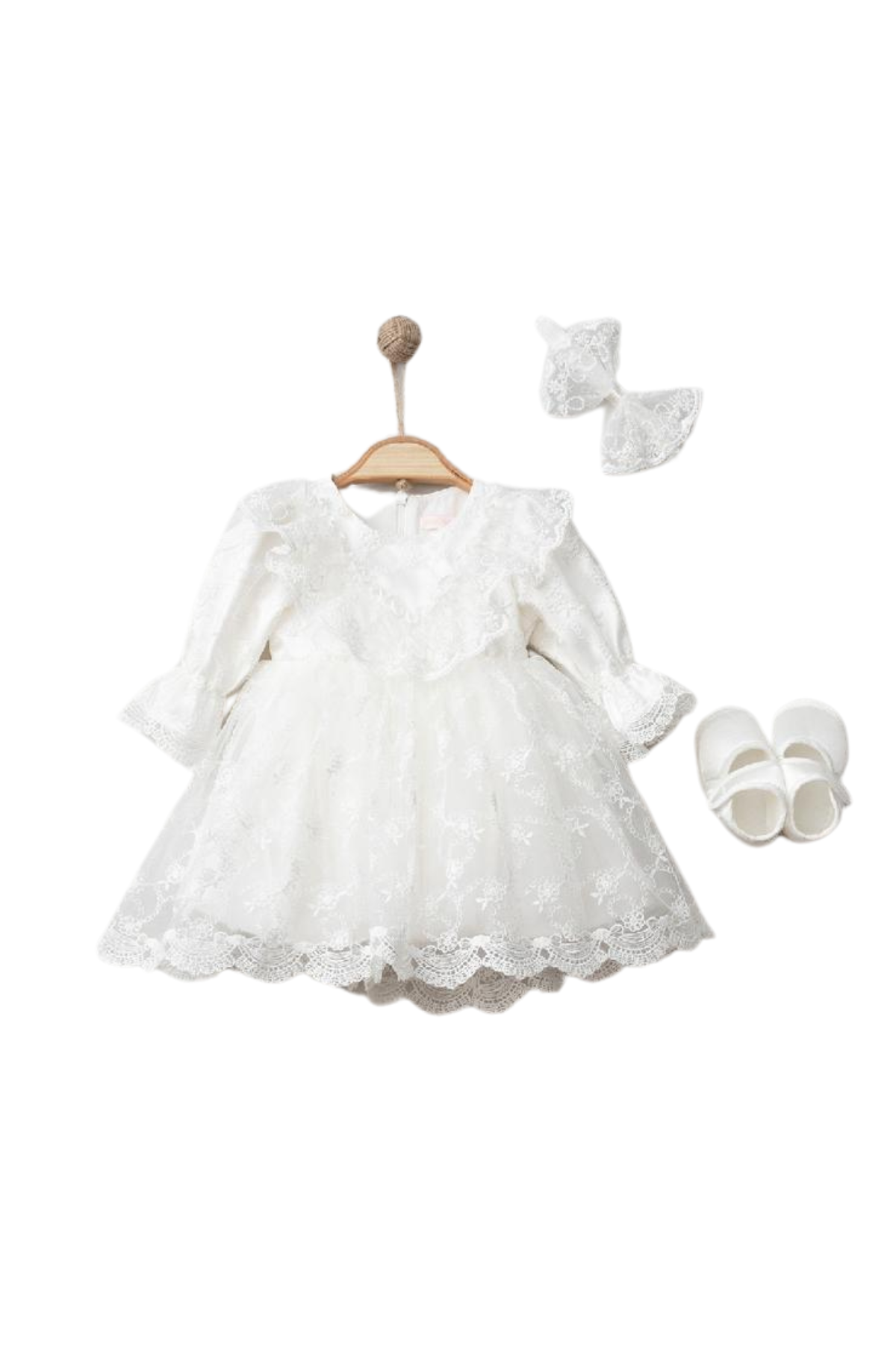 Sakura Kız Mevlütlük Set - Krem