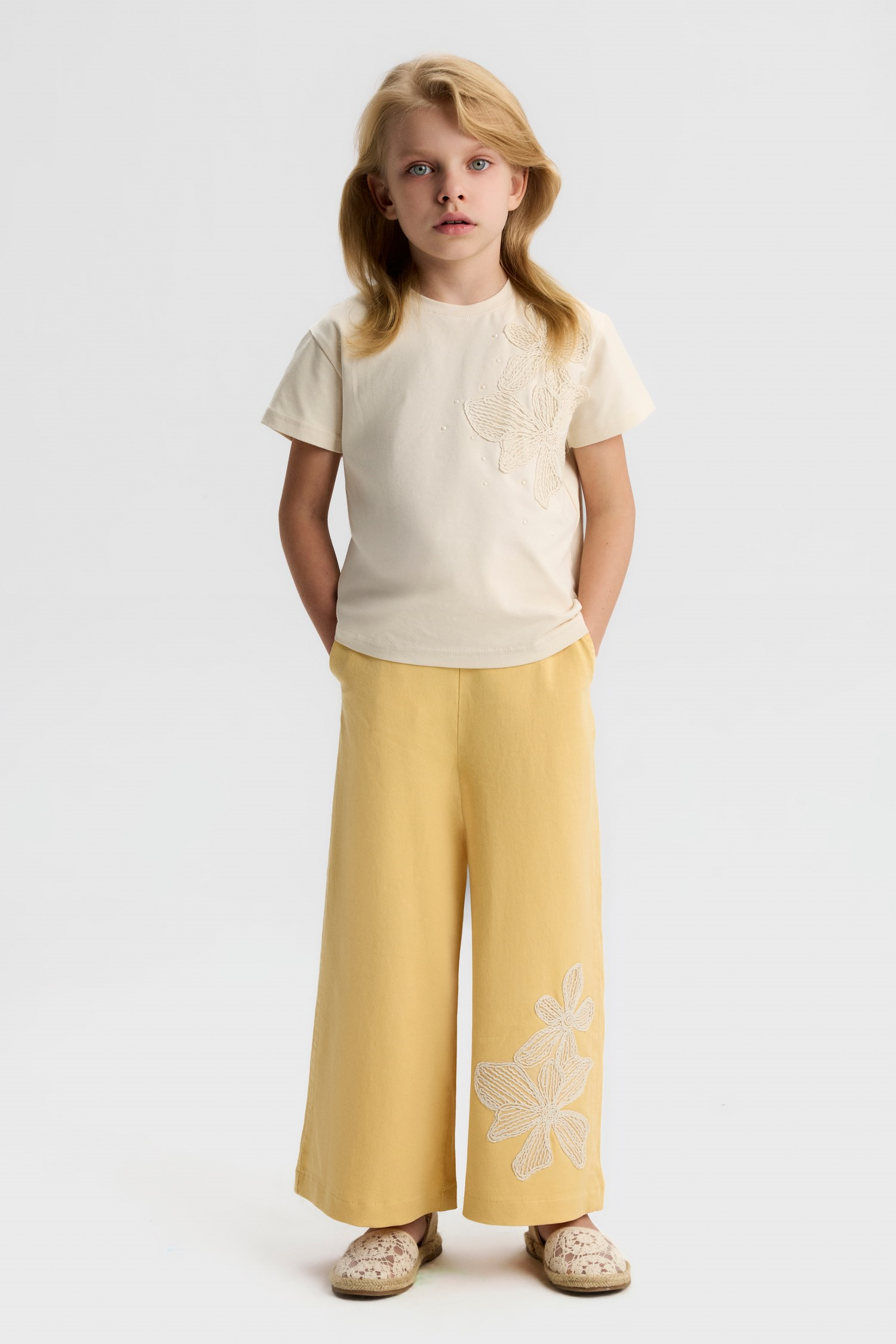 Stella Kız Pantolon - Sarı