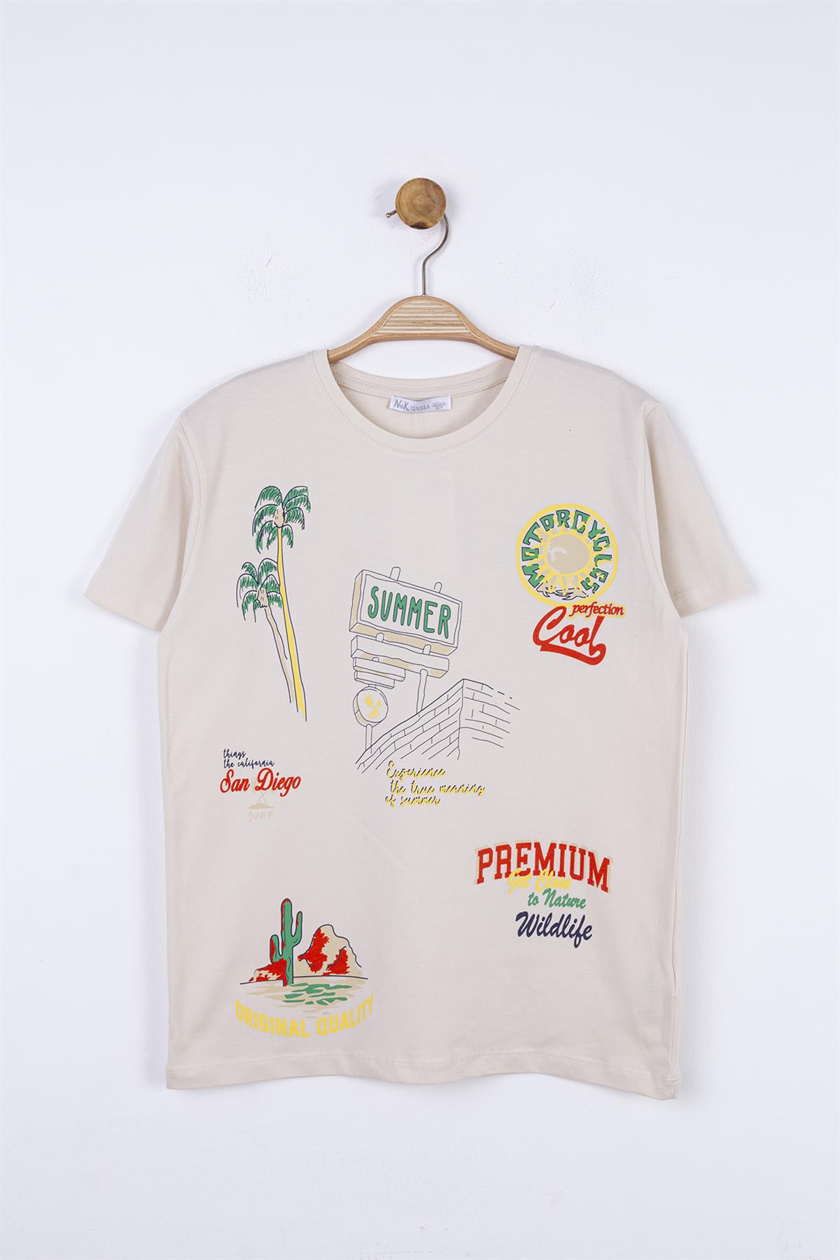 SUMMER YAZILI T-SHIRT