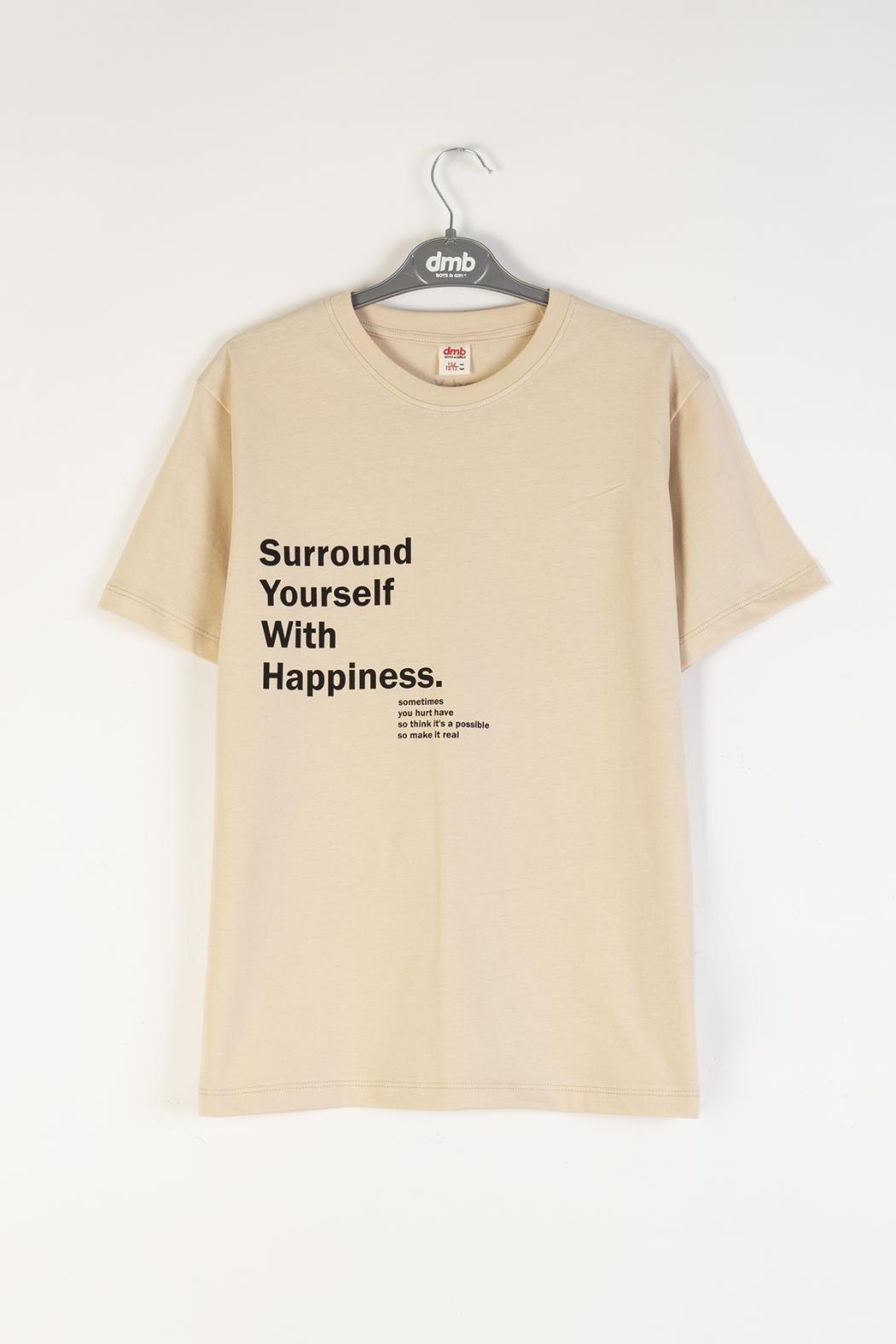 Surround Erkek Tişört - Bej