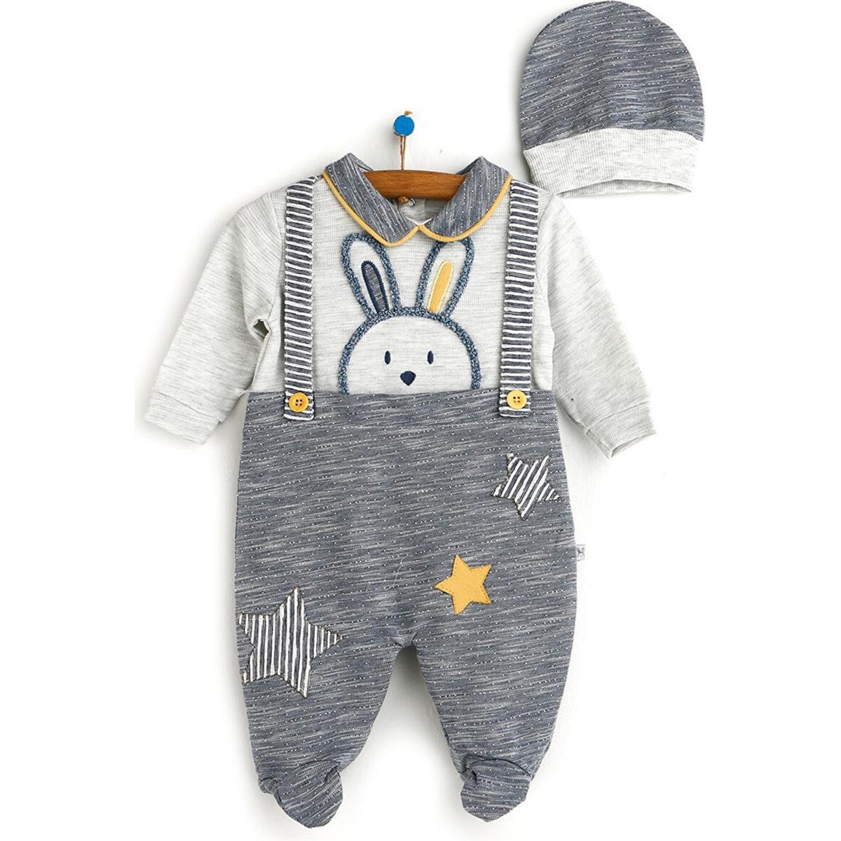 TAVŞANLI PATİKLİ BEBE TULUM