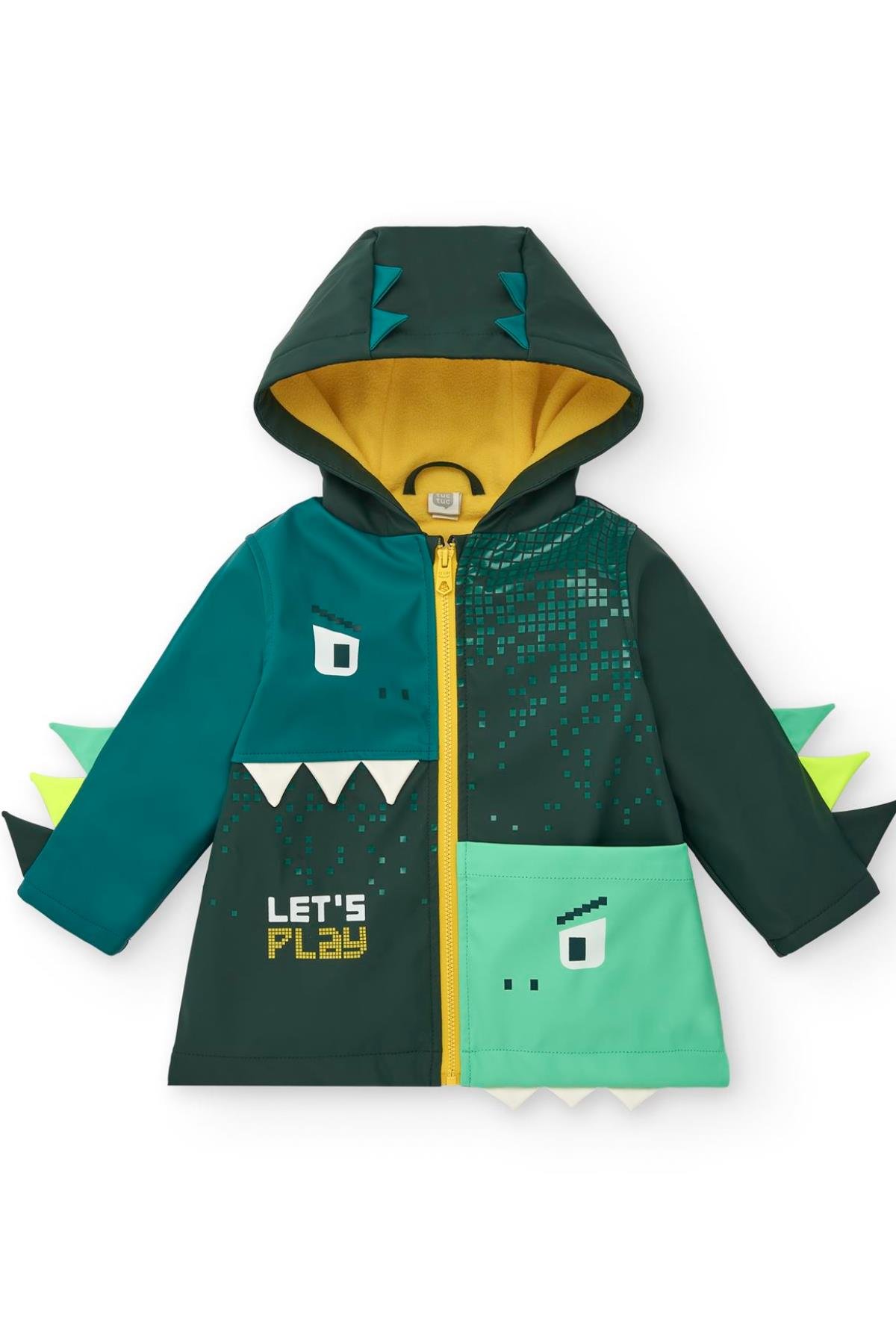 Tuc Tuc Let's Play Dinozorlu Yağmurluk - Yeşil