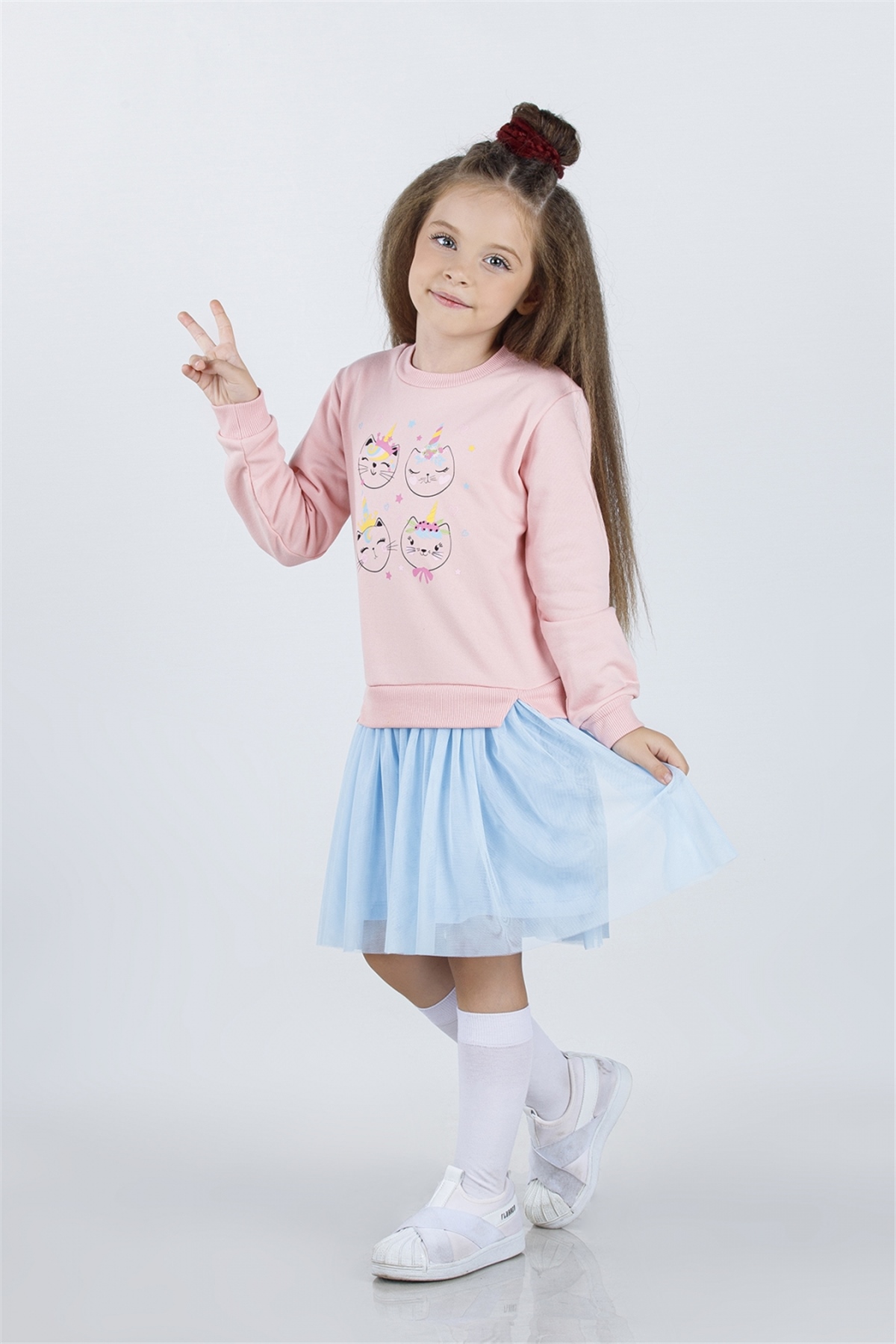 UNICORN KEDİ SWEAT ELBİSE