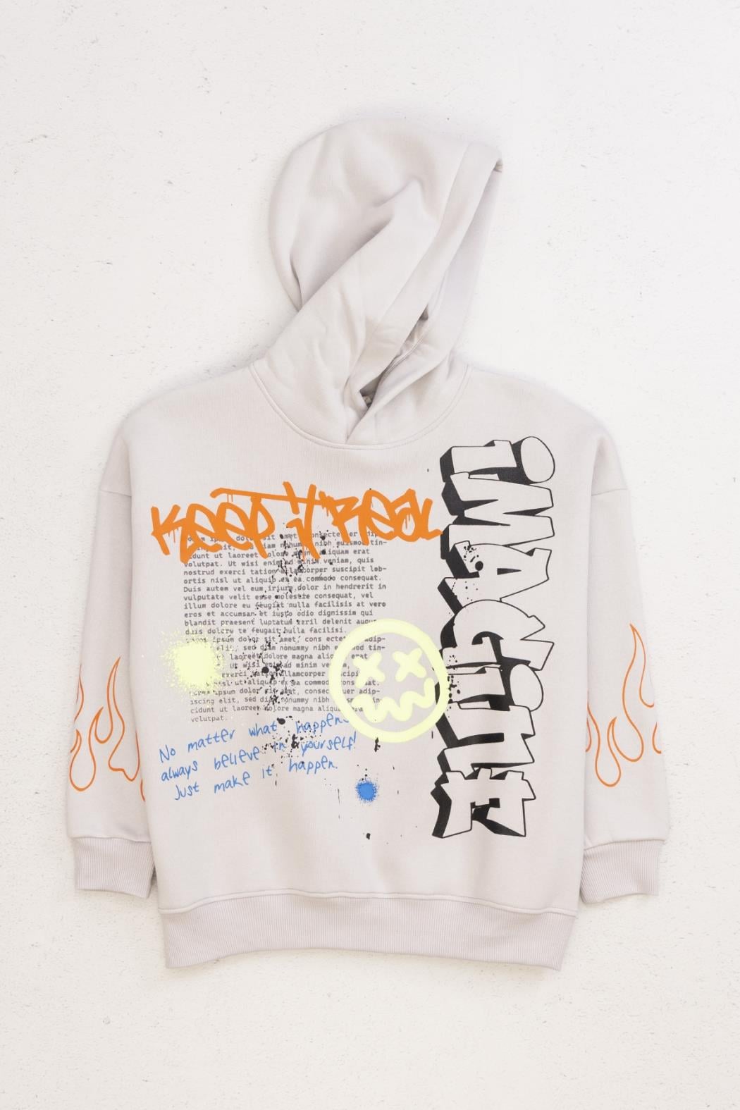 YAZILI ERKEK SWEAT