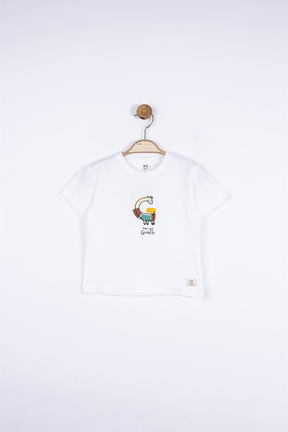 ZÜRAFA BASKILI T-SHIRT